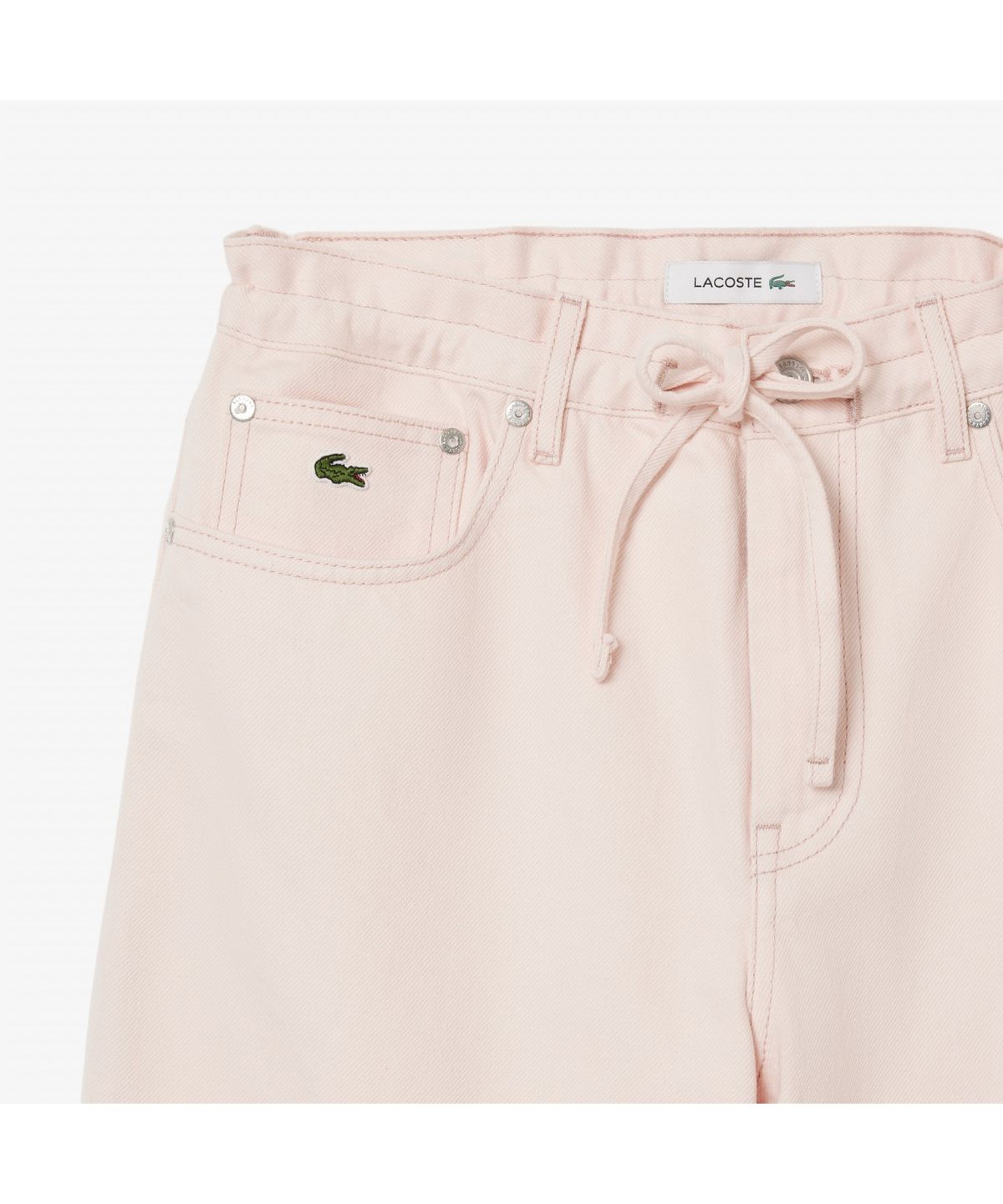 라코스테(LACOSTE) 여성 와이드핏 컬러데님 팬츠 HF2448-55G HCZ