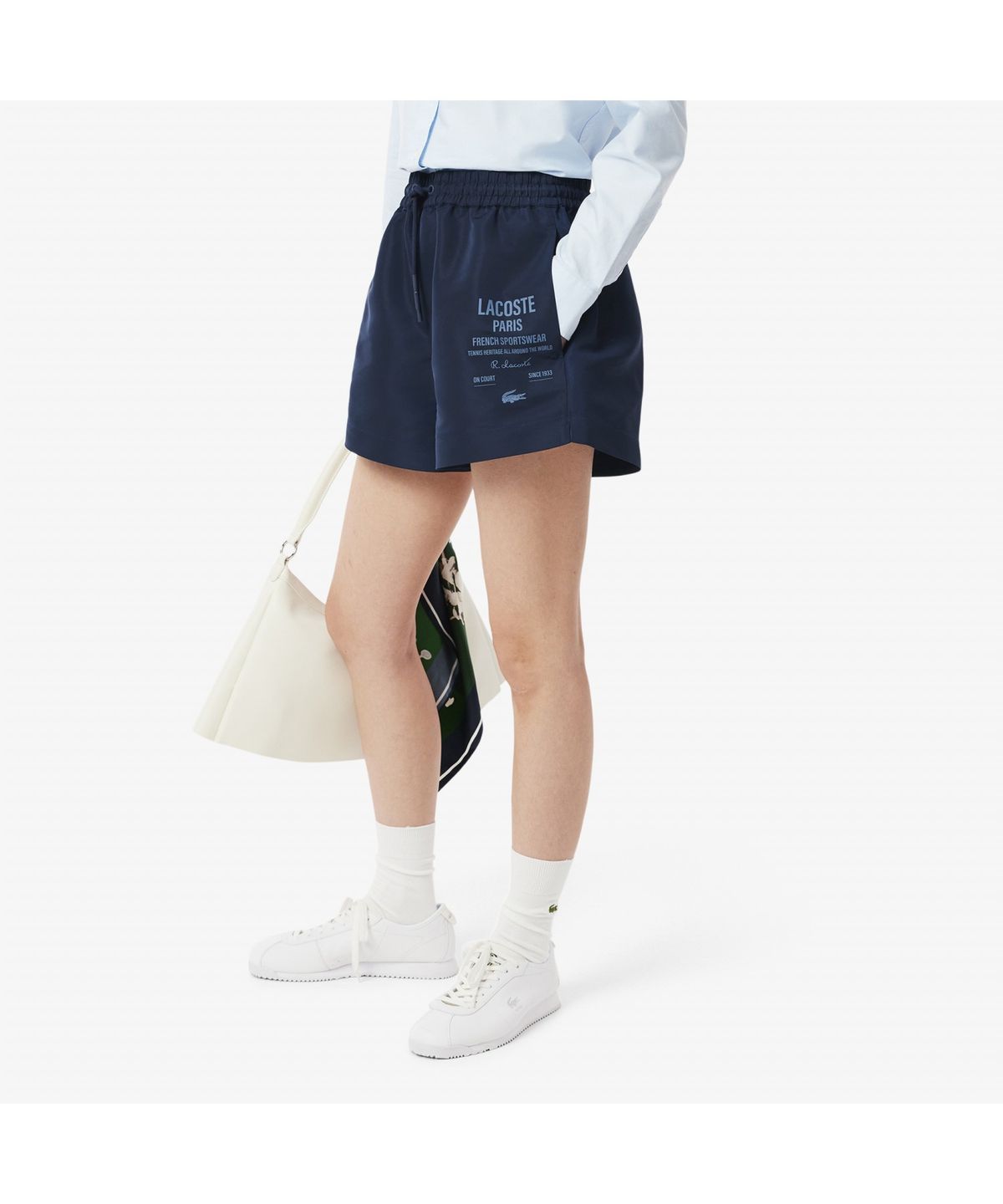 라코스테(LACOSTE) 여성 LACOSTE 워딩 쇼츠 FF9845-55G 166