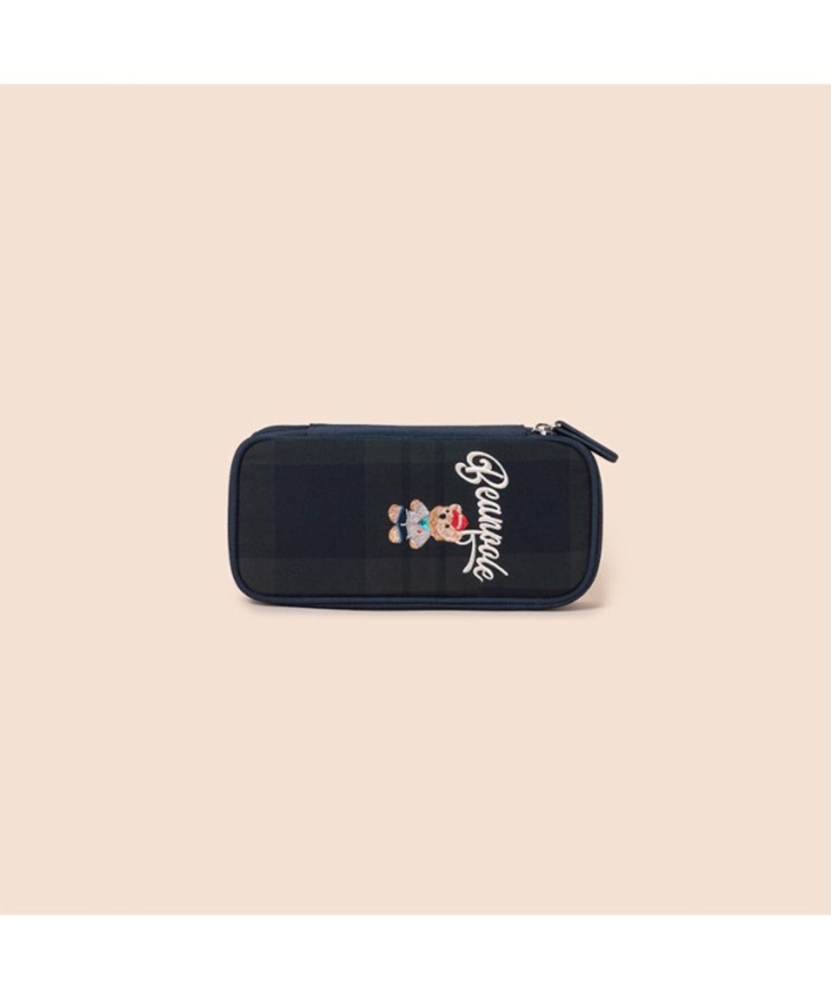빈폴 키즈(BEANPOLE KIDS) 곰돌이 체크 파우치  그린 (BI61D2U07M) (BI61D2U07M)