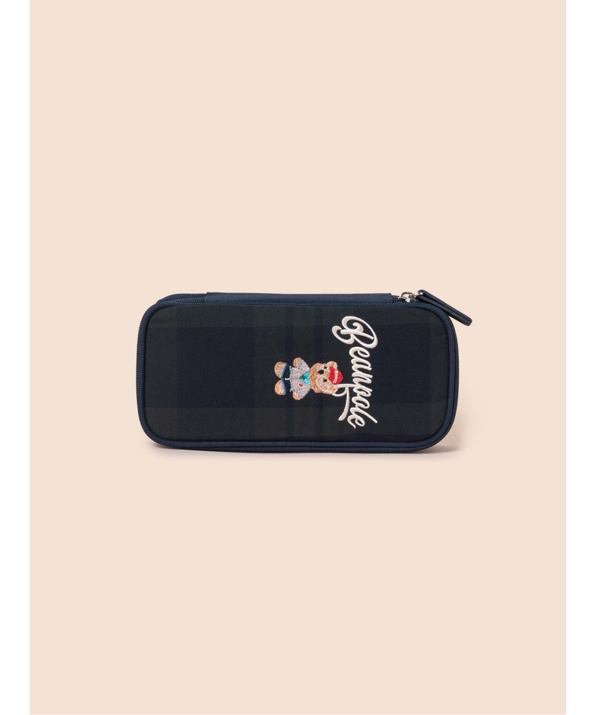 빈폴 키즈(BEANPOLE KIDS) 곰돌이 체크 파우치  그린 (BI61D2U07M) (BI61D2U07M)