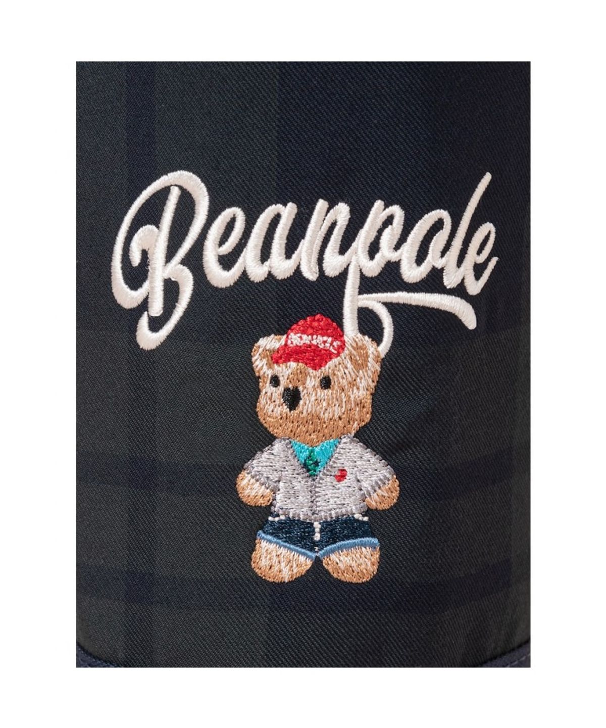 빈폴 키즈(BEANPOLE KIDS) 곰돌이 체크 물병가방  그린 (BI61D2U06M) (BI61D2U06M)