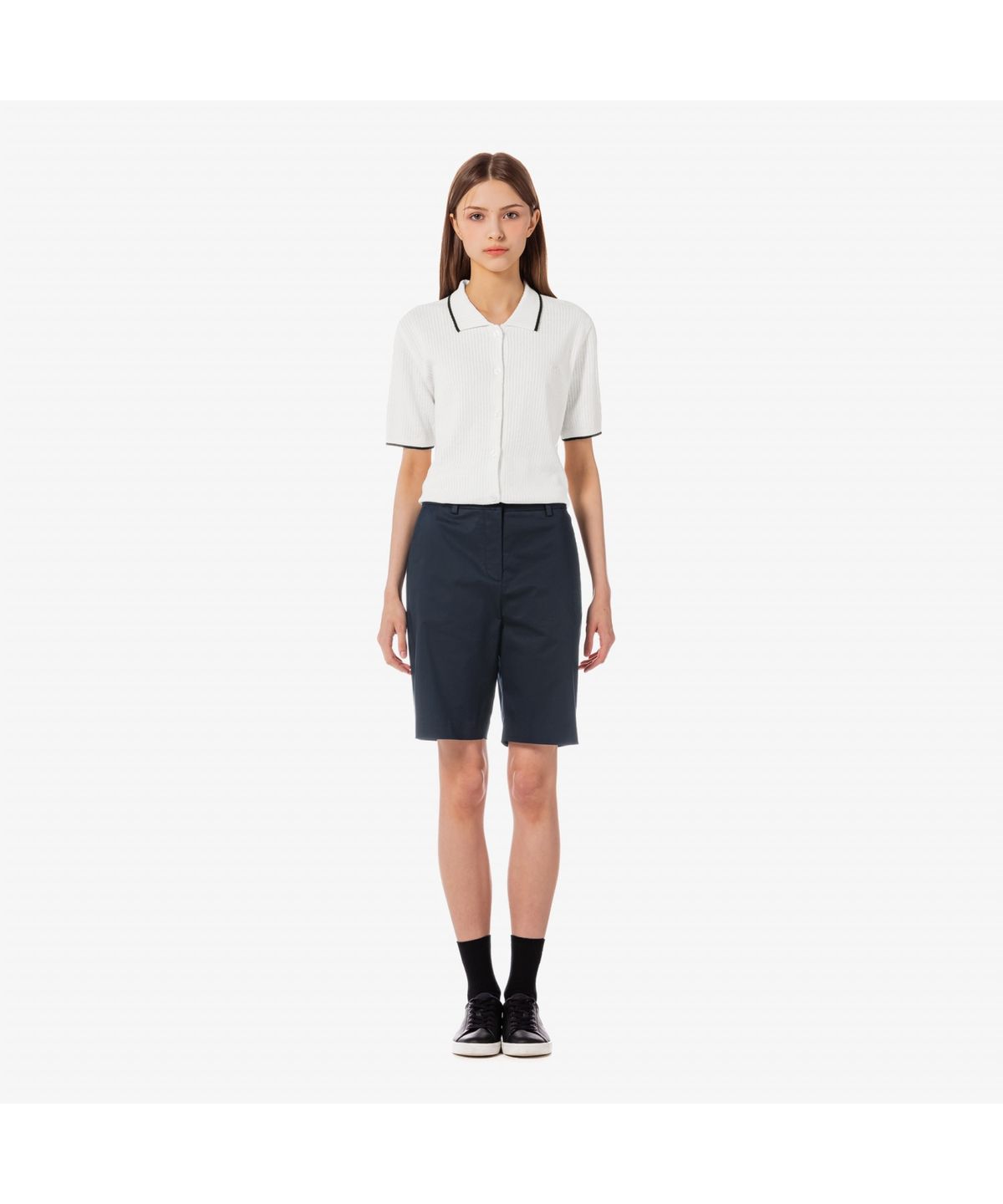 라코스테(LACOSTE) 여성 베이직 버뮤다 FF167E-55G HDE