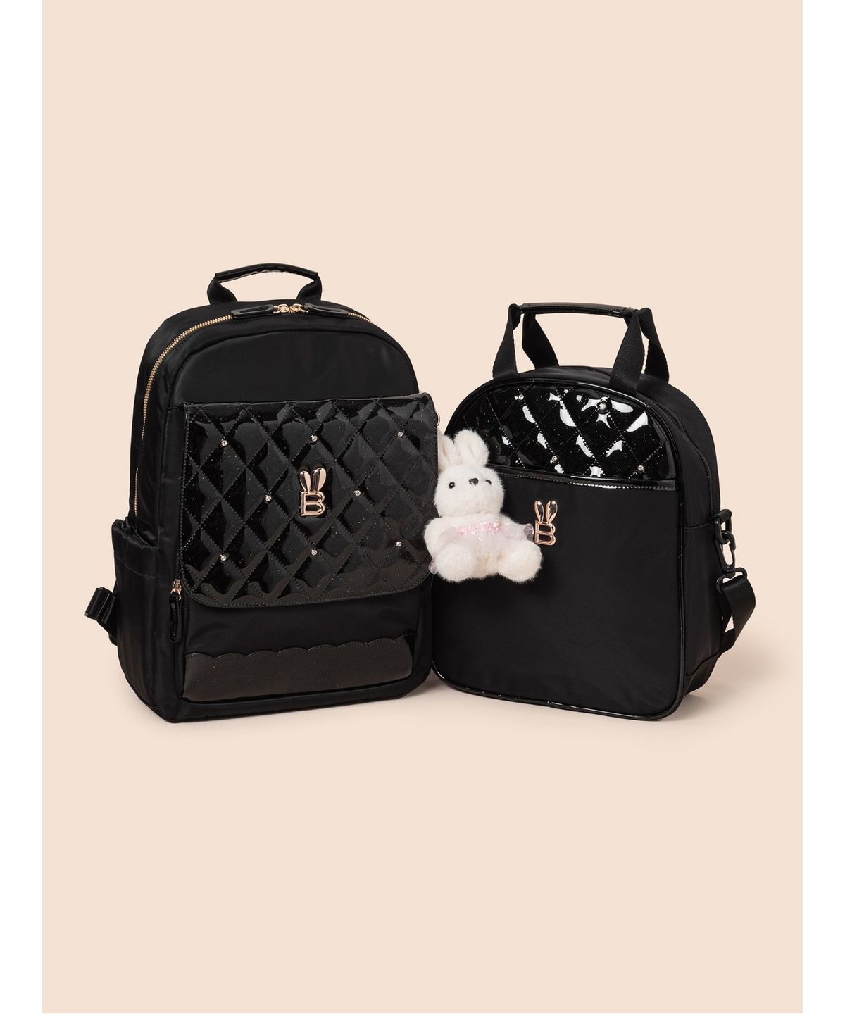 빈폴 키즈(BEANPOLE KIDS) 프리미엄 여아 책가방 2SET  블랙 (BI61D4G065)