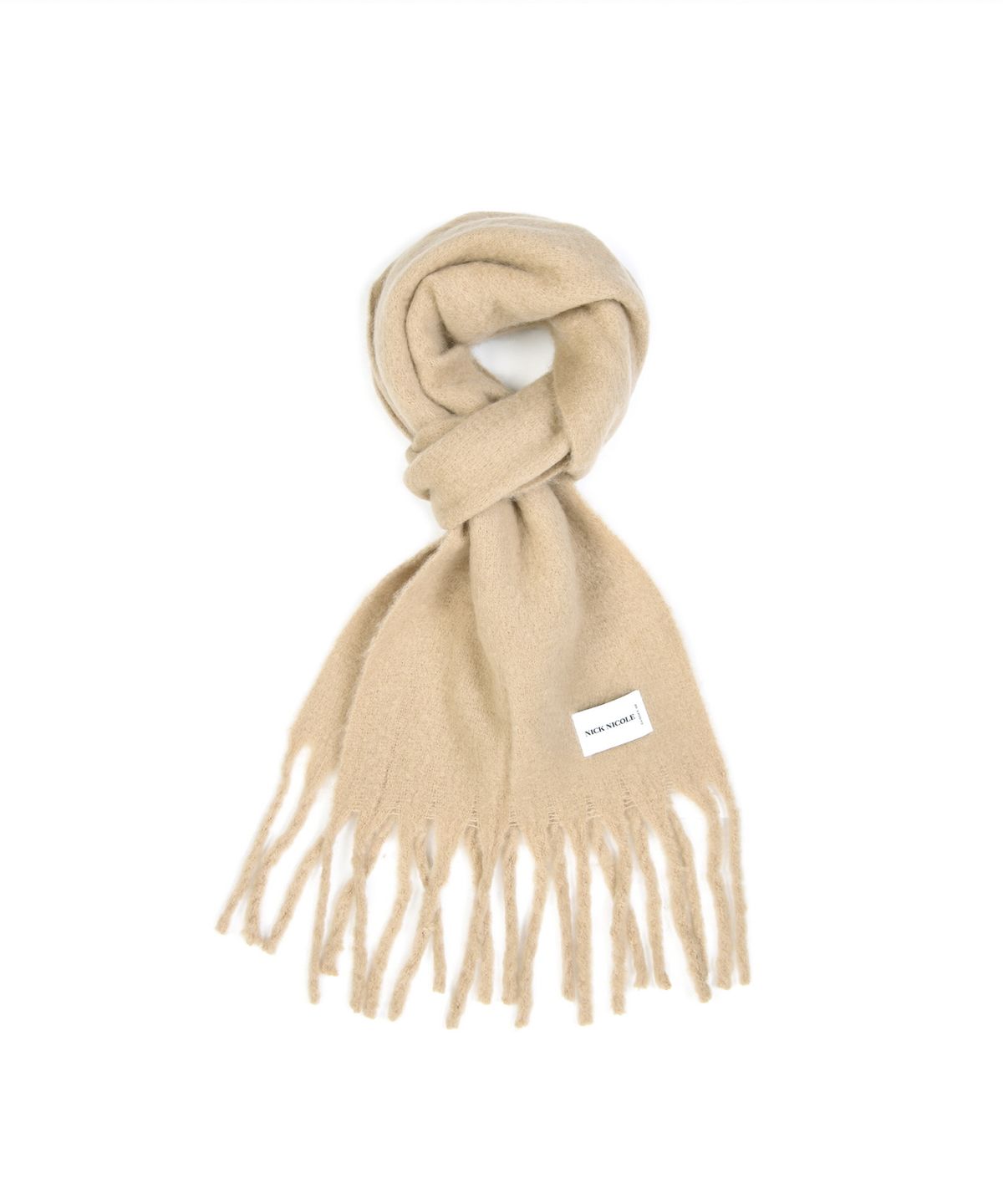 닉앤니콜(NICK&NICOLE) PREMIUM BOLD SOFT MUFFLER_BEIGE