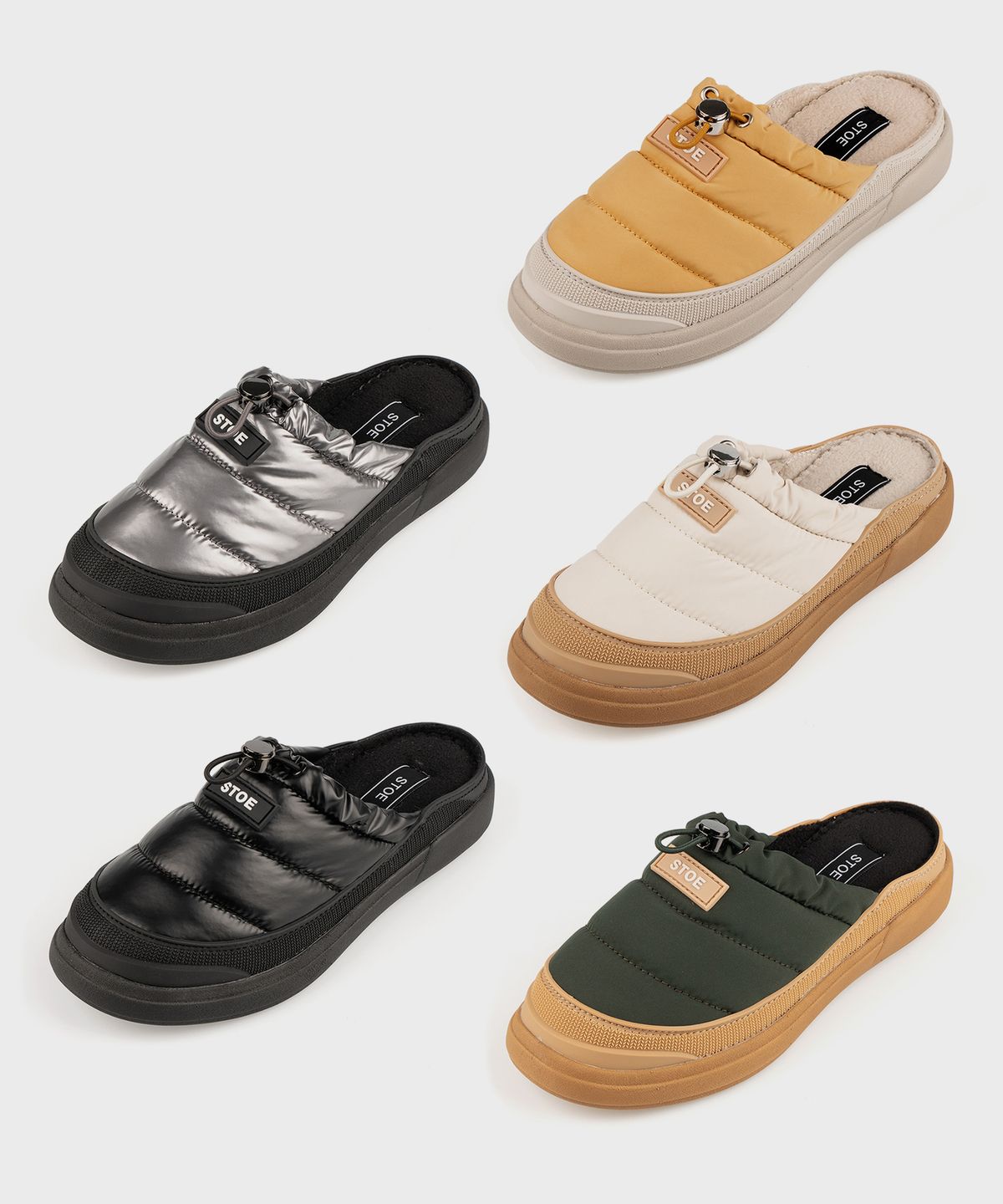 스토(STOE) 패딩슬리퍼 5colors