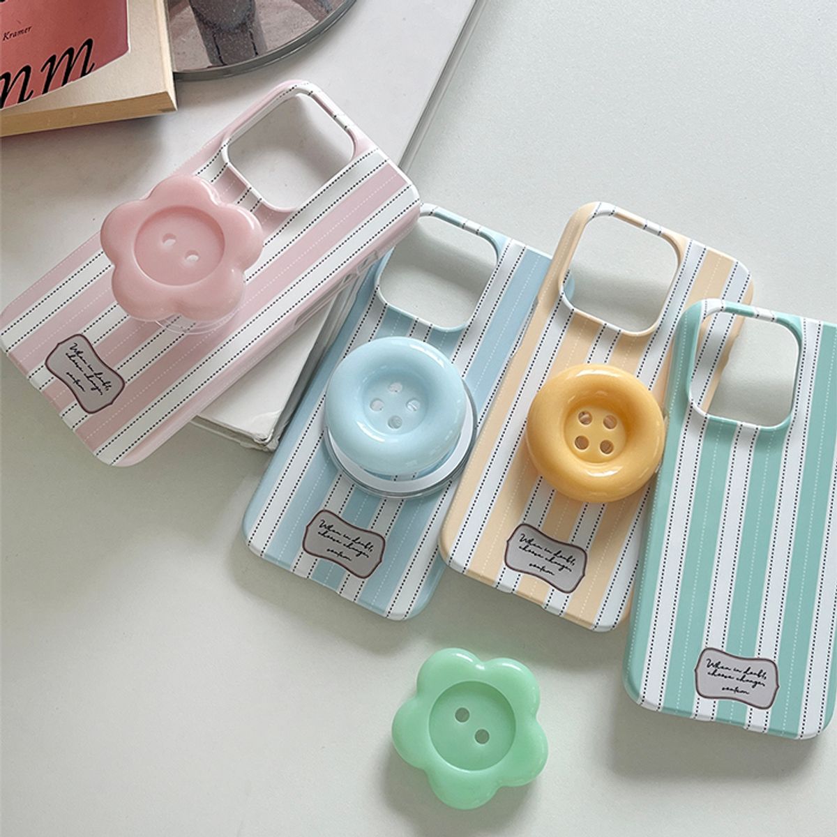 소유템(SOUTEM) Cotton stripe Resin Tok
