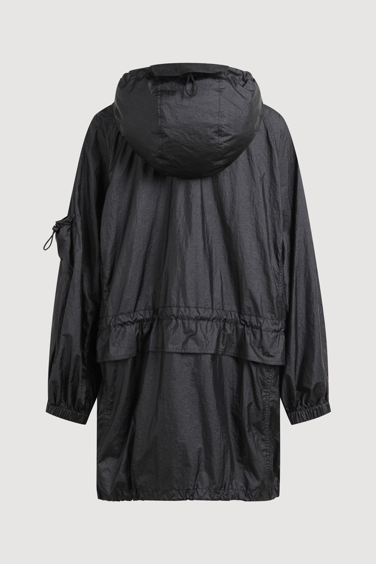 럭키슈에뜨(LUCKY CHOUETTE) Ruffle Ornament Hood Jumper (black) LFUAA25110BKX