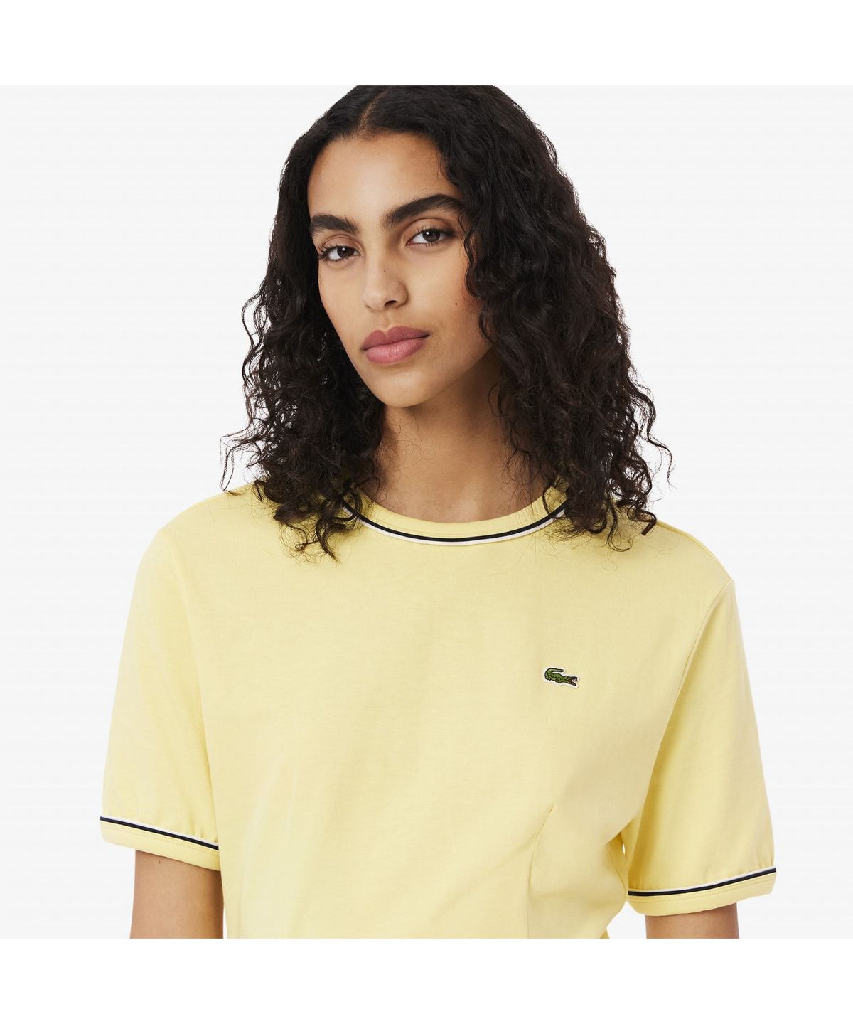 라코스테(LACOSTE) 여성 에센셜 핏앤플레어 티셔츠 드레스 EF9988-55G K3A