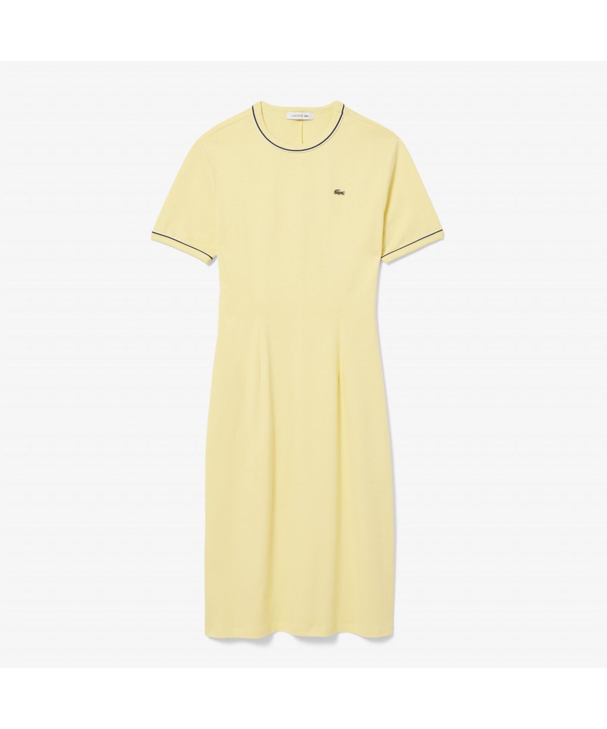 라코스테(LACOSTE) 여성 에센셜 핏앤플레어 티셔츠 드레스 EF9988-55G K3A
