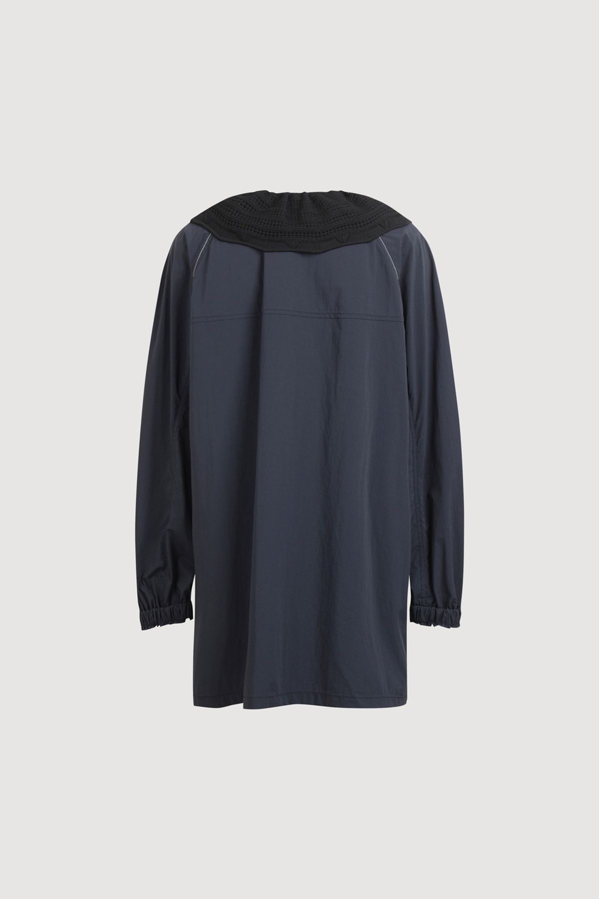럭키슈에뜨(LUCKY CHOUETTE) Knit Collar Jumper (dark navy) LFUAA25100NYD