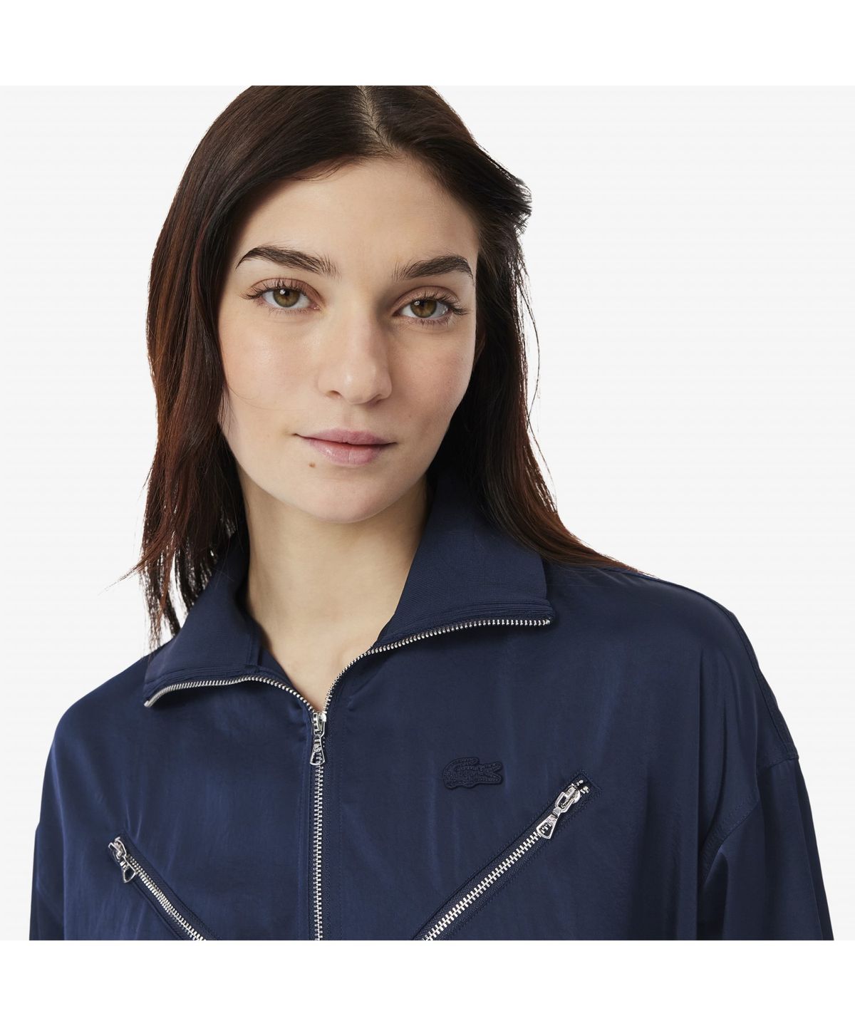 라코스테(LACOSTE) 여성 플루이드 지퍼 디테일 드레스 EF9776-55G 166