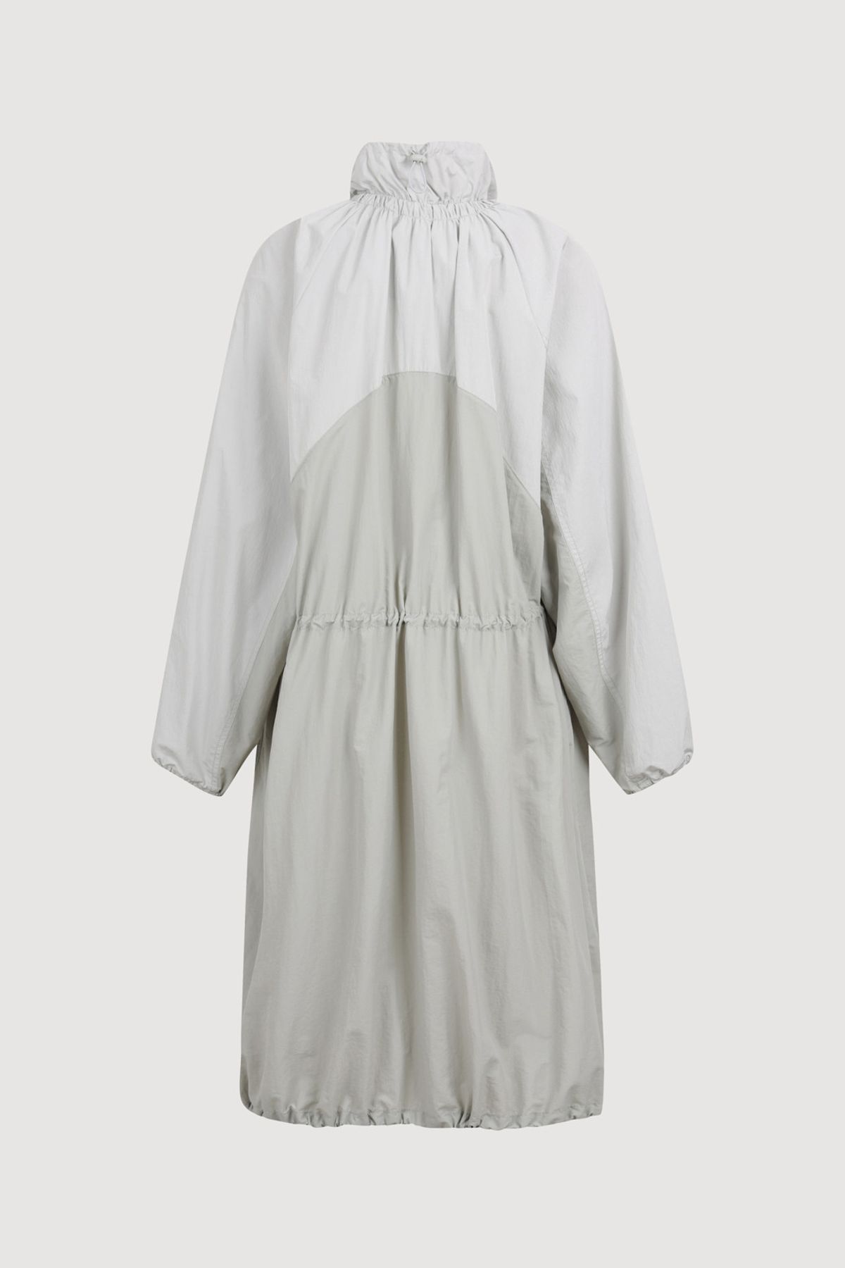 럭키슈에뜨(LUCKY CHOUETTE) Volume Pocket Long Jumper (light grey) LFUAW25260GYL