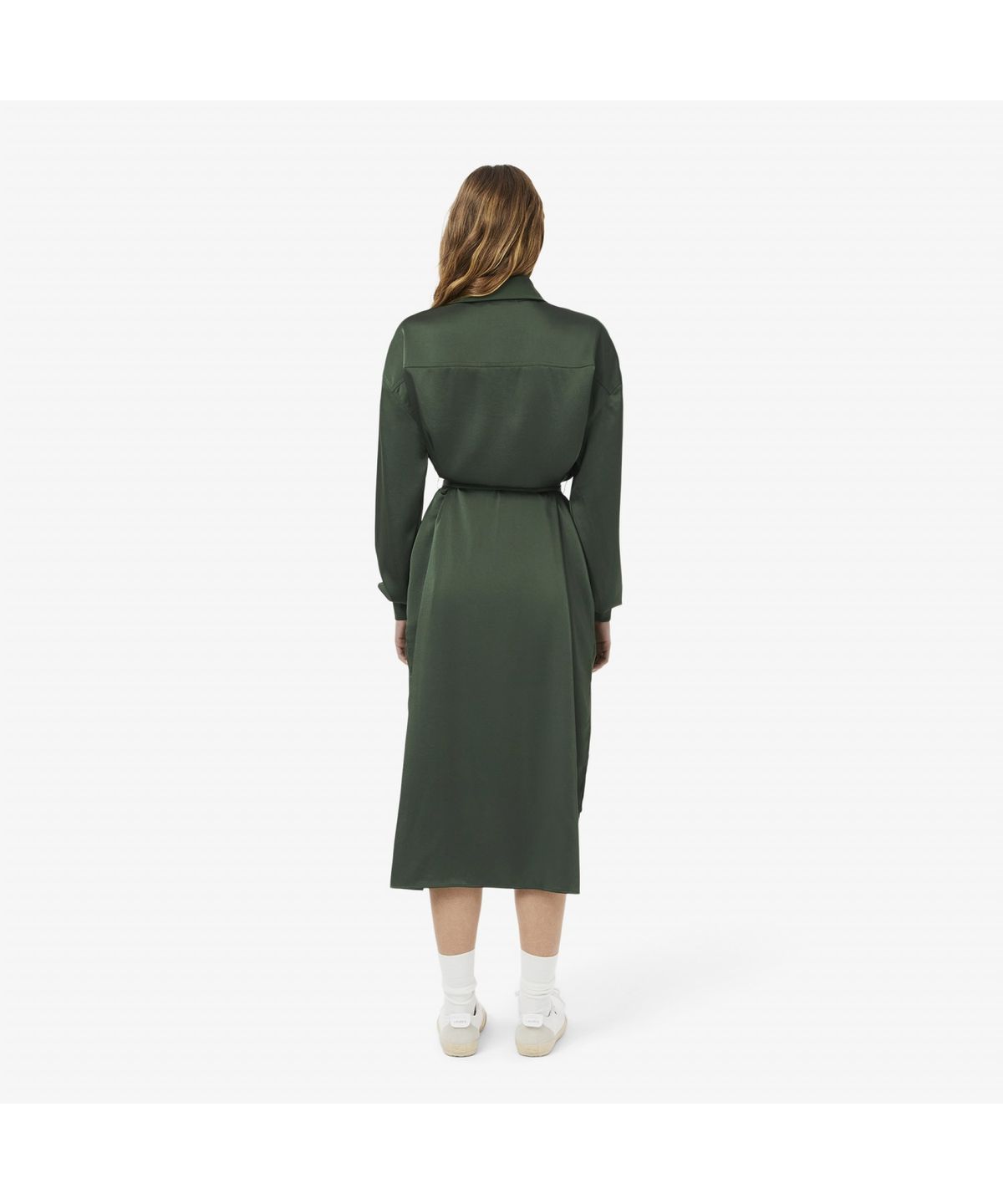 라코스테(LACOSTE) 여성 플루이드 지퍼 디테일 드레스 EF9776-55G HCF