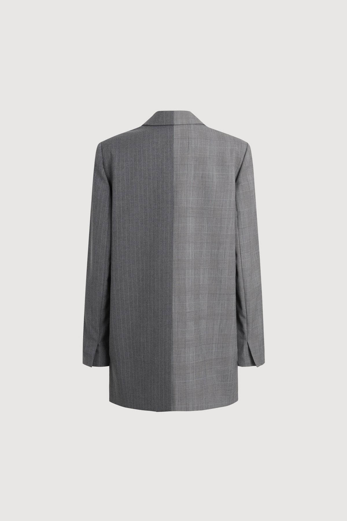 럭키슈에뜨(LUCKY CHOUETTE) Half Mix Single Jacket (brown) LFJAA25140BRX