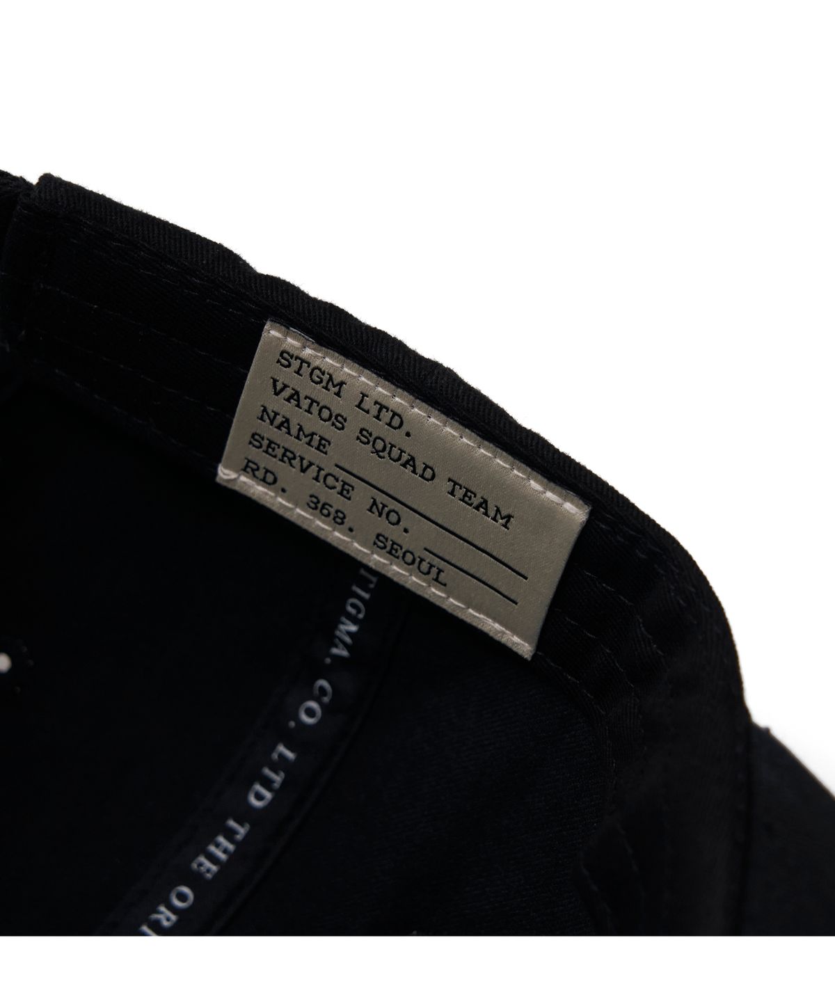 스티그마(STIGMA) ML WASHED CAP BLACK