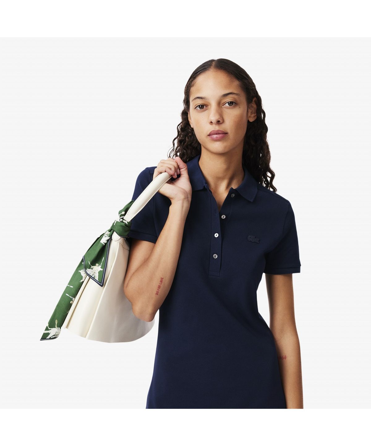 라코스테(LACOSTE) 여성 슬림핏 미니피케 폴로 드레스 EF5473-55G 166