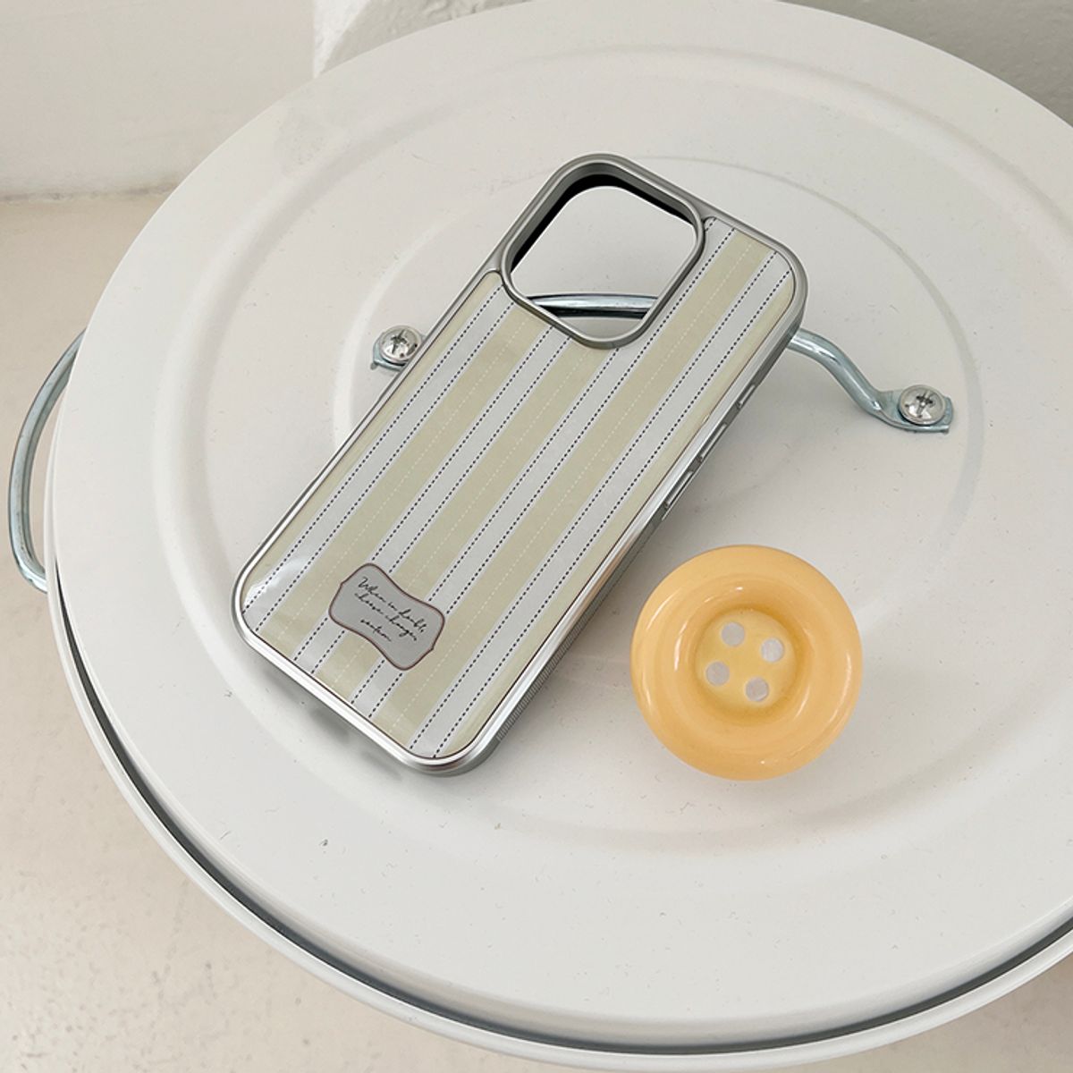 소유템(SOUTEM) Cotton stripe Phone Case_Hard