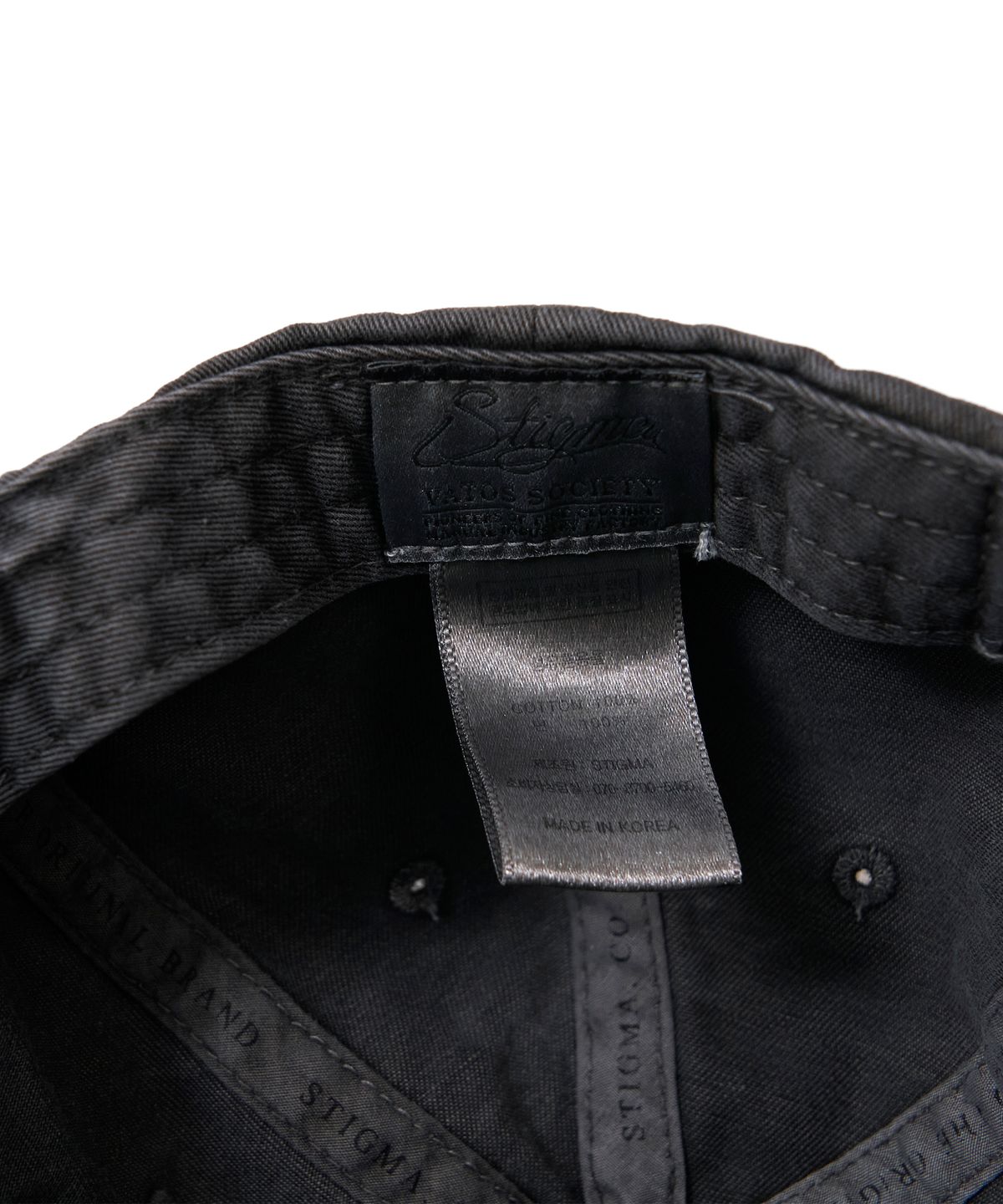 스티그마(STIGMA) PIGMENT CALIPH BALL CAP CHARCOAL