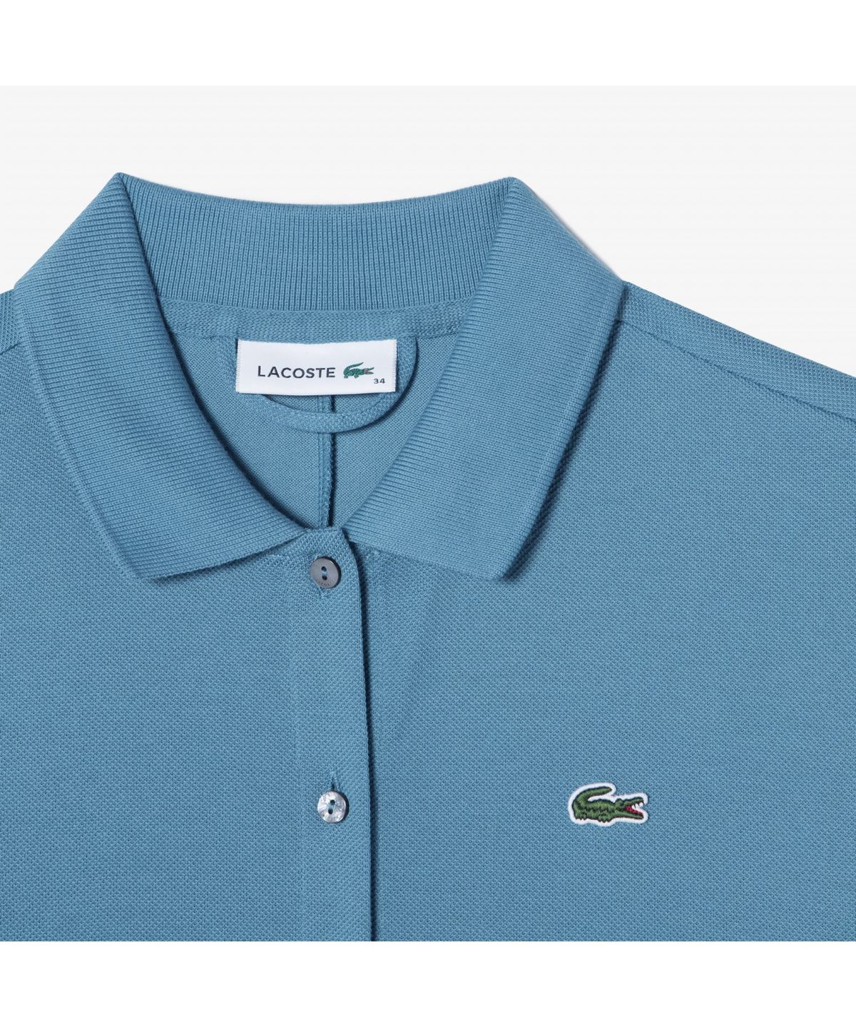 라코스테(LACOSTE) 여성 핏앤플레어 벨티드 폴로 드레스 EF9621-55G HD9