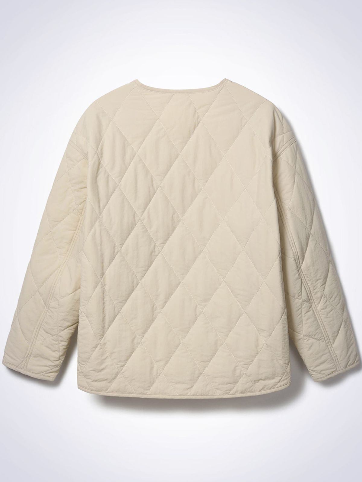 하우스공칠이씨(HAUS072C) ONION QUILTING JACKET LIGHT BEIGE
