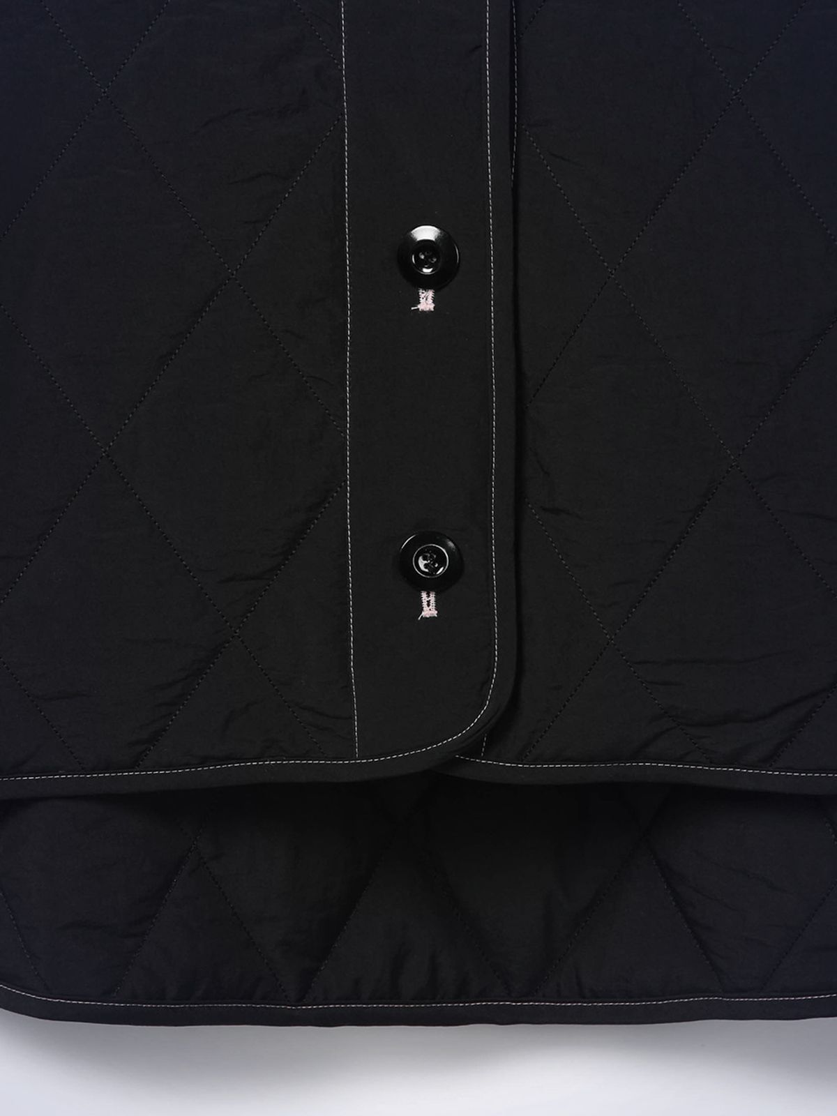 하우스공칠이씨(HAUS072C) ONION QUILTING JACKET BLACK