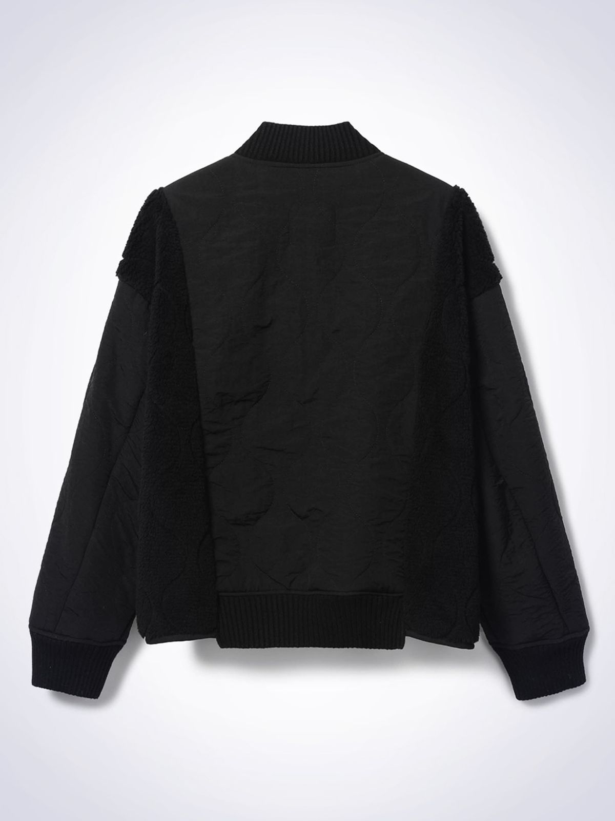 하우스공칠이씨(HAUS072C) FOSSIL FLEECE JACKET BLACK