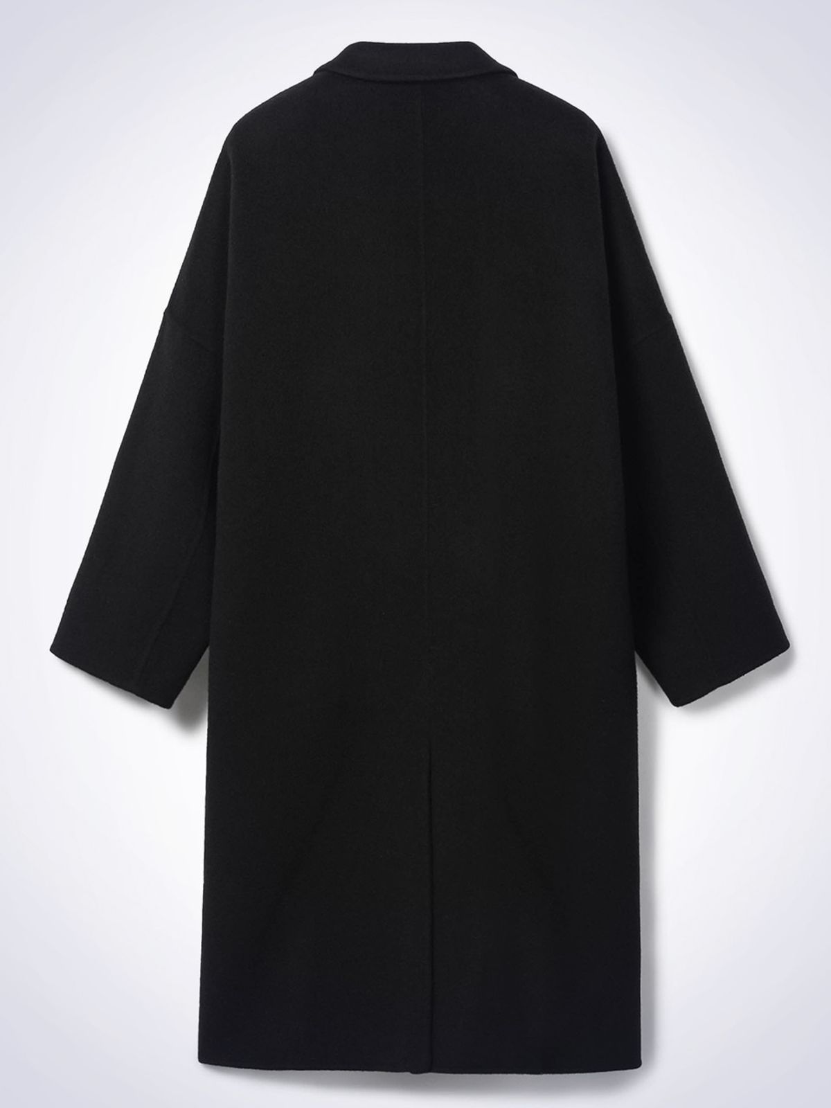 하우스공칠이씨(HAUS072C) DOUBLE HANDMADE COAT BLACK