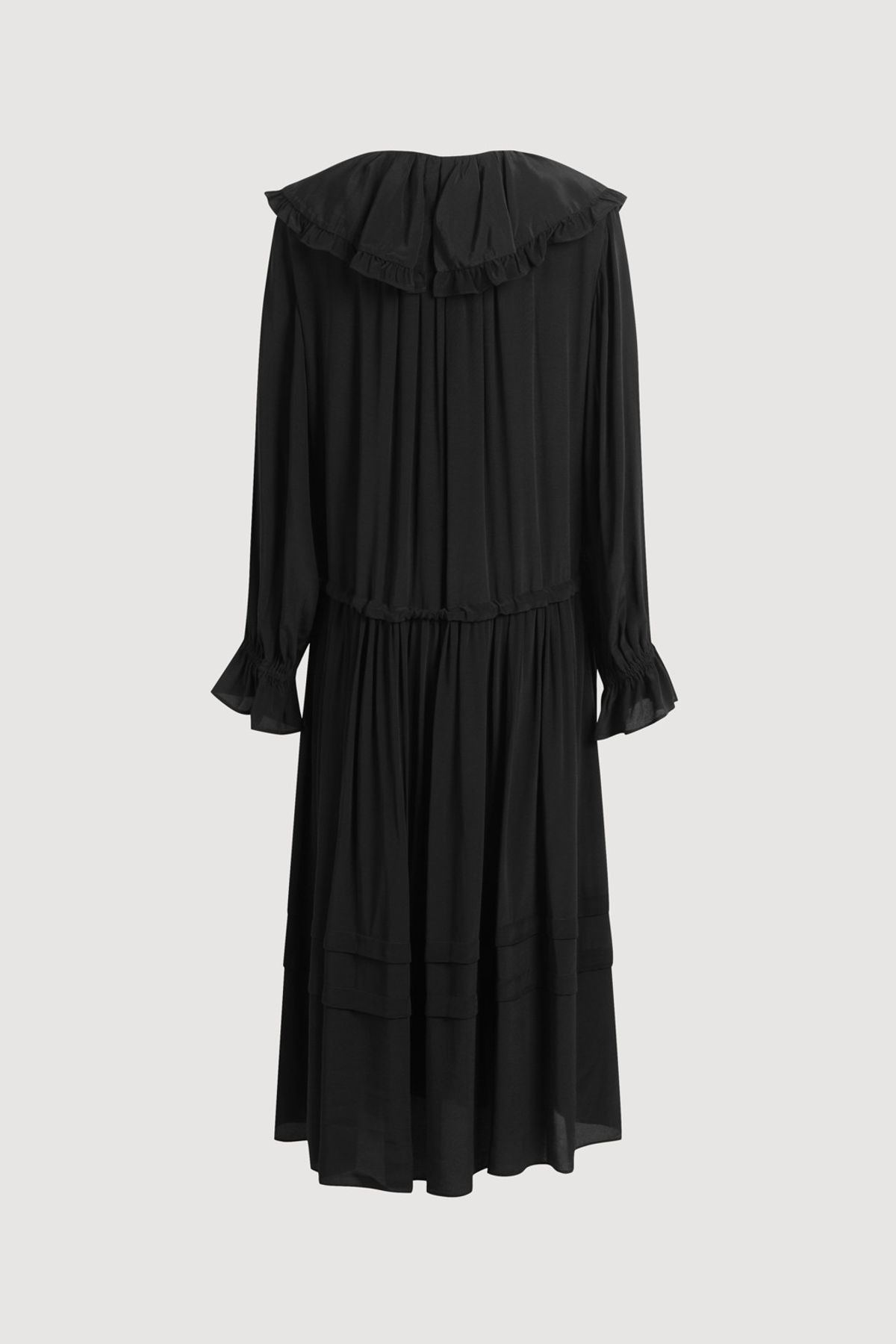 럭키슈에뜨(LUCKY CHOUETTE) Sailor Collar Dress (black) LFDAA25120BKX