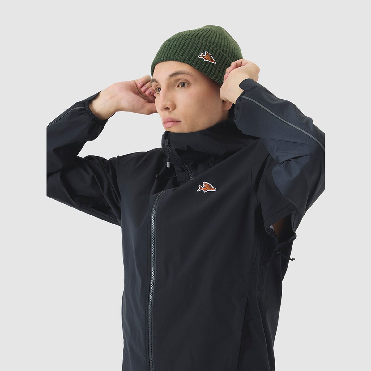 카페 드 사이클리스트(CAFE DU CYCLISTE) 조지안 익스플로어 비니 모자 리프 그린 공용