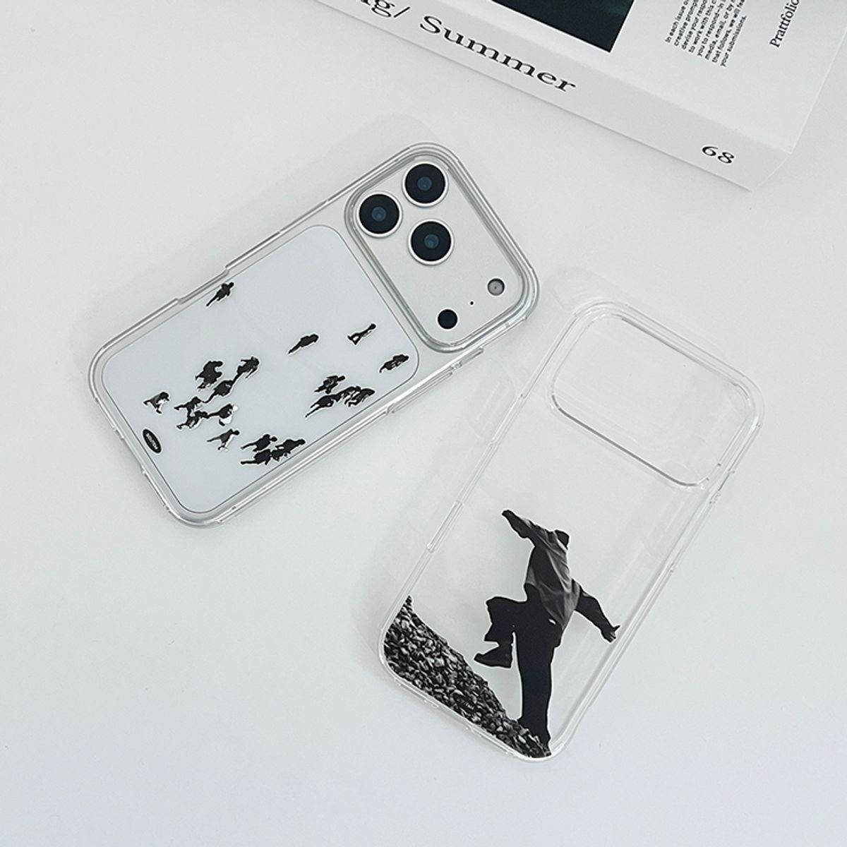 소유템(SOUTEM) Black Motion Phone Case_Clear