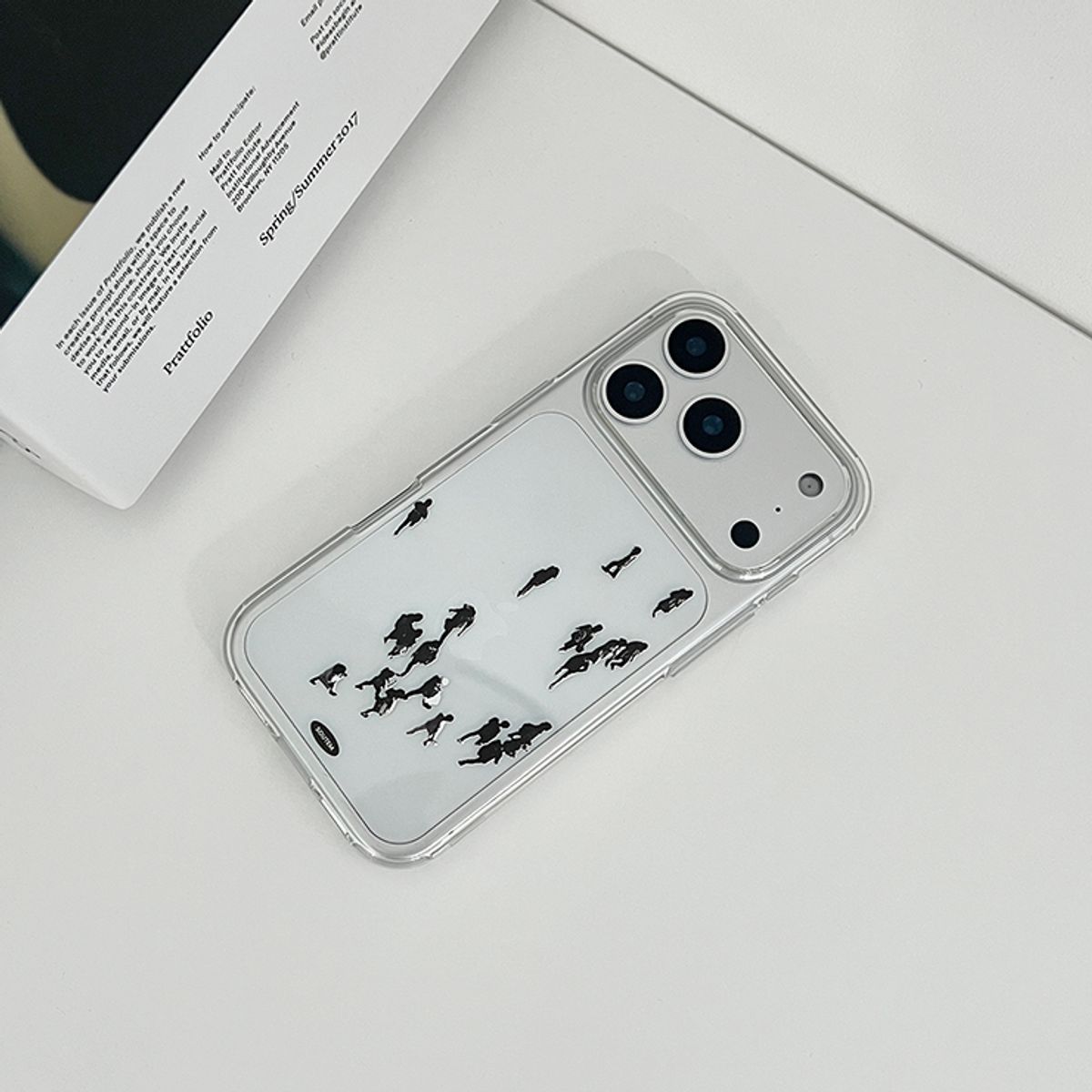 소유템(SOUTEM) Black Motion Phone Case_Clear