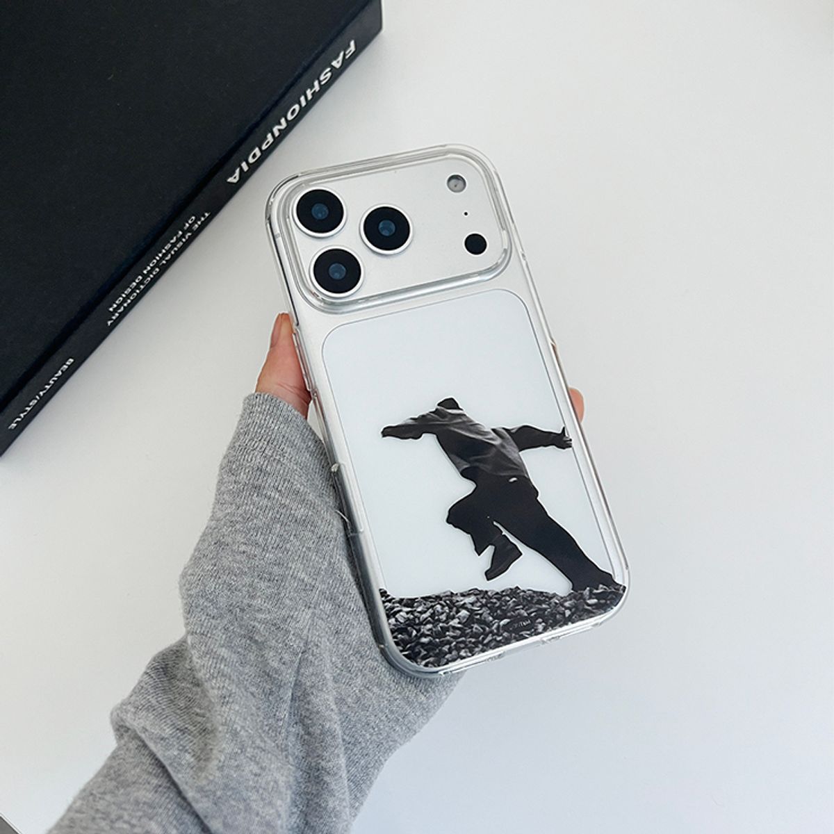 소유템(SOUTEM) Black Motion Phone Case_Clear