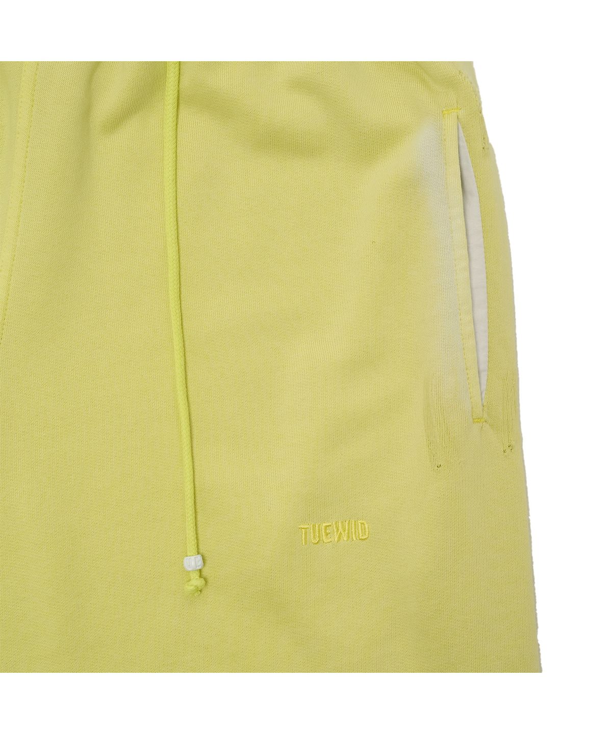 투위드(TUEWID) Tuewid classic embroidery set up pants in lime
