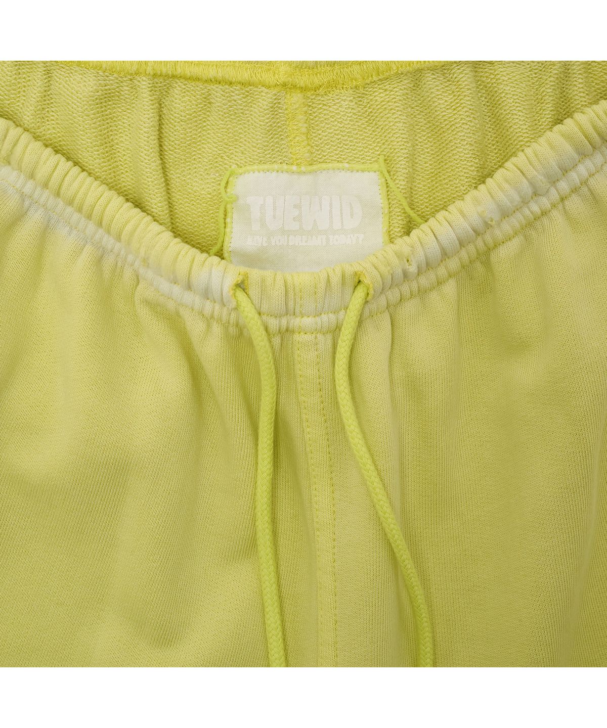 투위드(TUEWID) Tuewid classic embroidery set up pants in lime