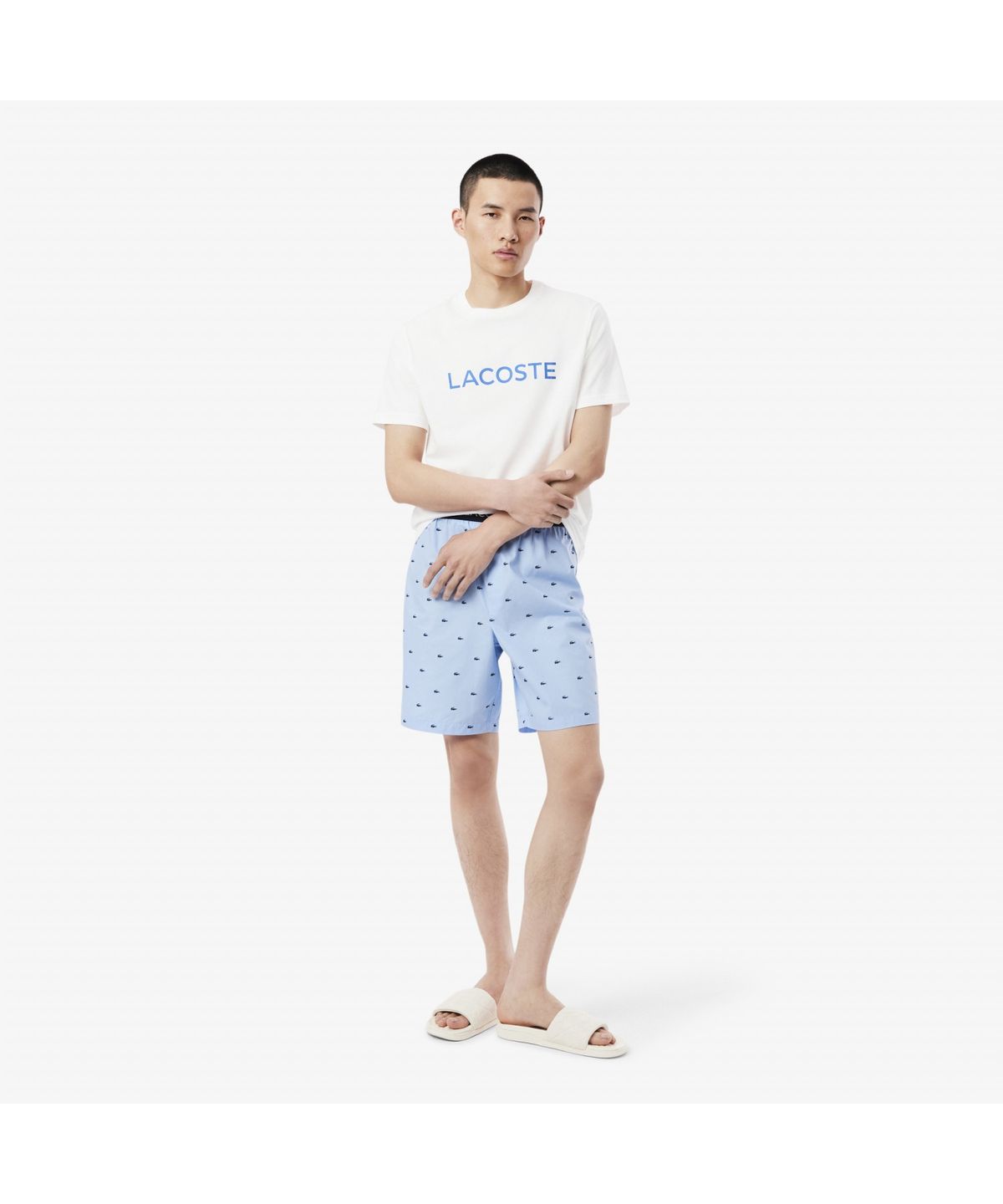 라코스테(LACOSTE) 남성 파자마 저지 티셔츠 TH4165-55G ANY