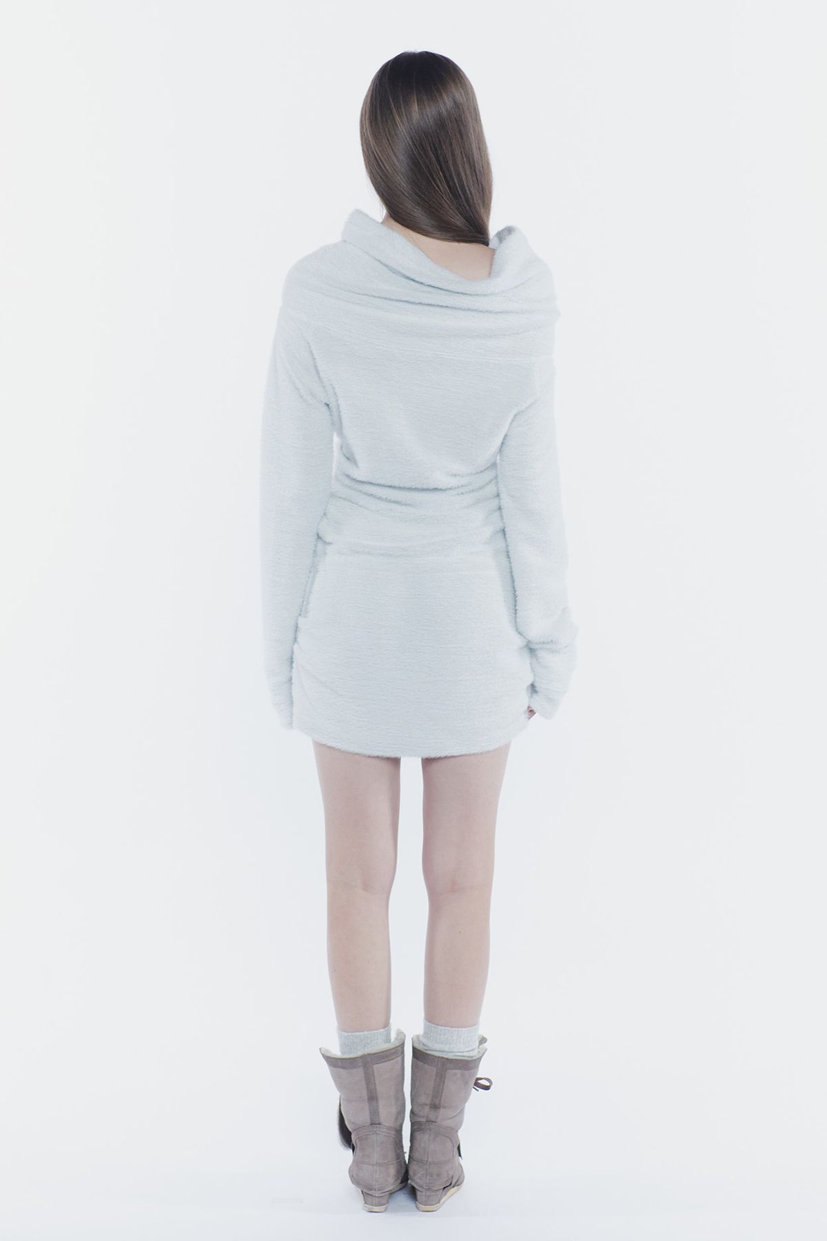 페인오어플레져(PAINORPLEASURE) MISTY LOOSE DRESS light grey