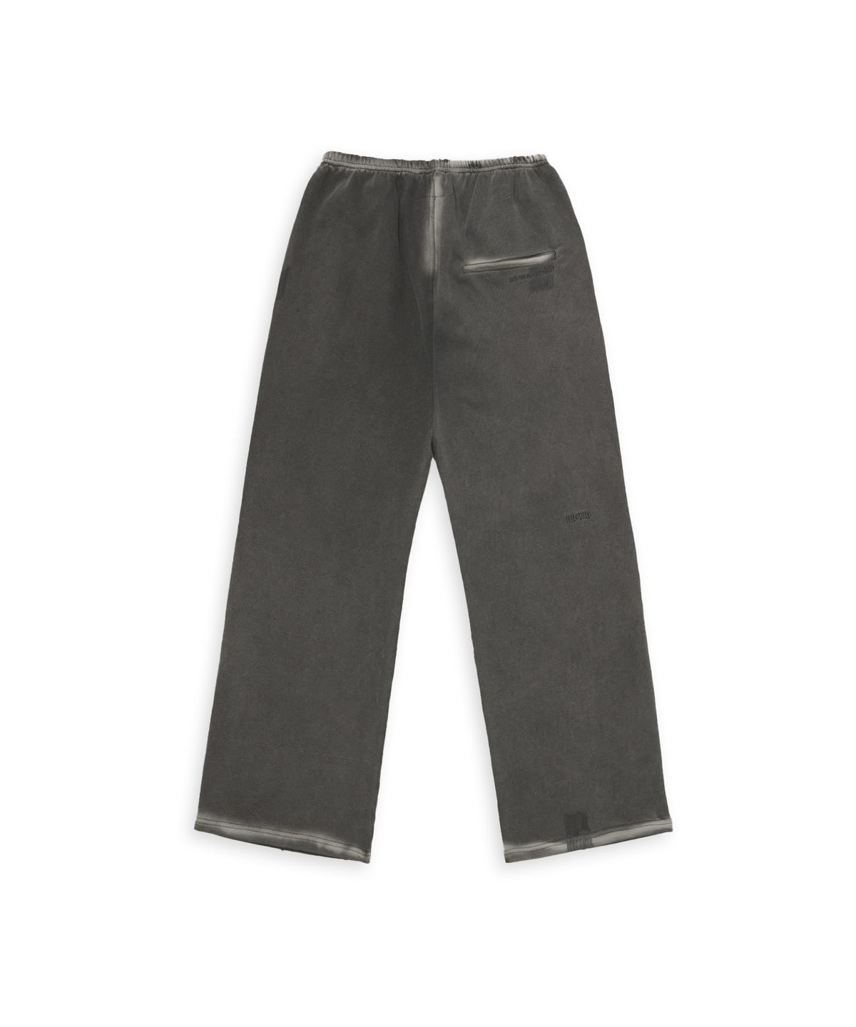 투위드(TUEWID) Tuewid classic slim fit pants in washed peppercorn