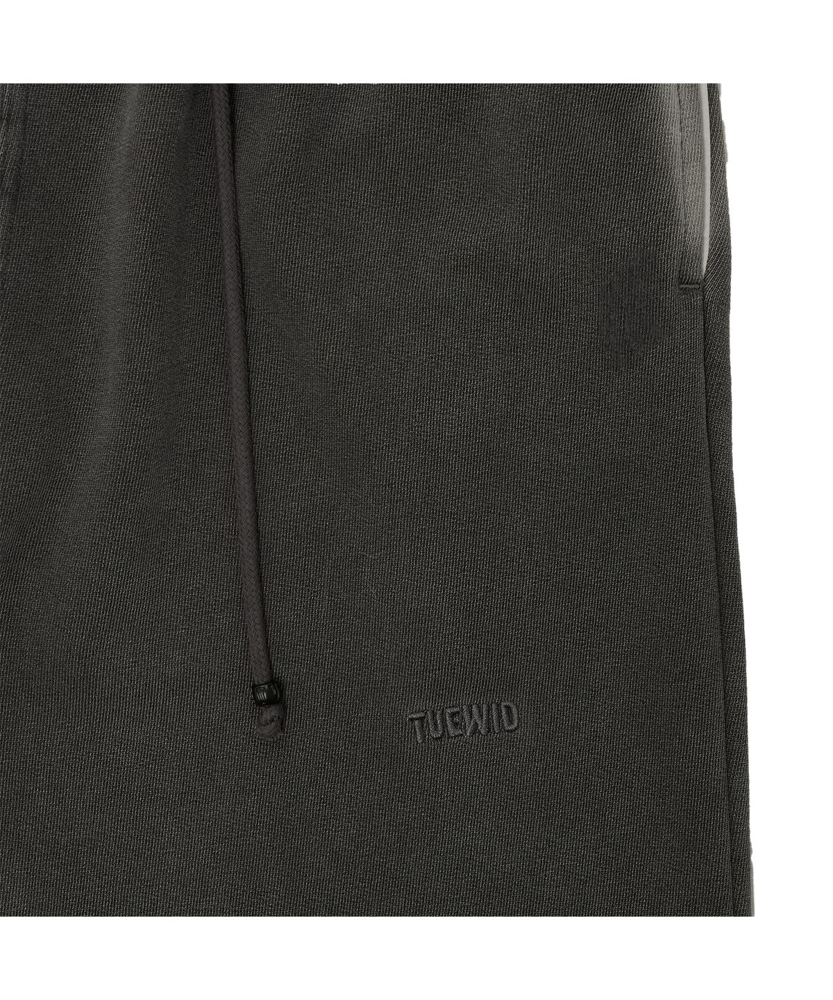 투위드(TUEWID) Tuewid classic slim fit pants in washed peppercorn