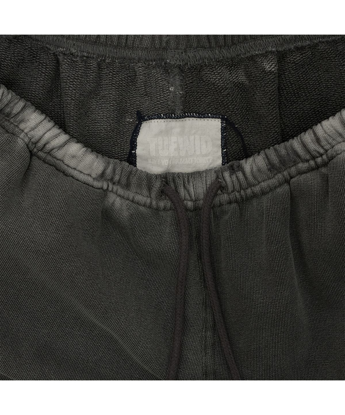 투위드(TUEWID) Tuewid classic slim fit pants in washed peppercorn
