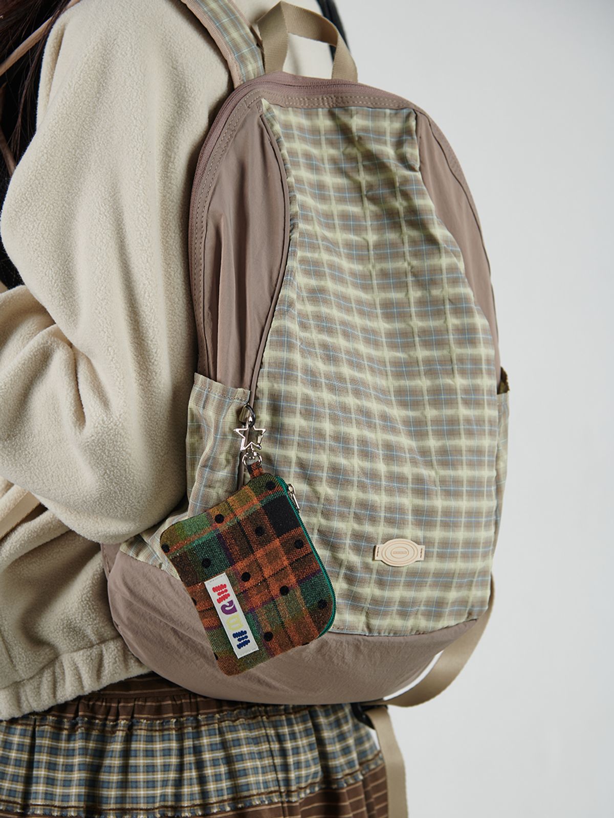무음(MUWM) 도트 체크 포켓 Dot Check Pocket  (3 Colors)