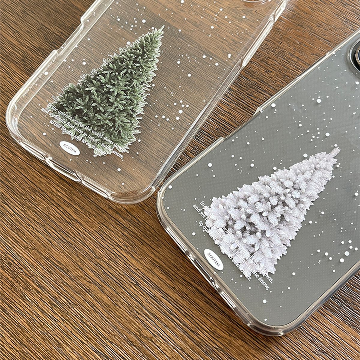 소유템(SOUTEM) Snow Tree Phone Case_Clear