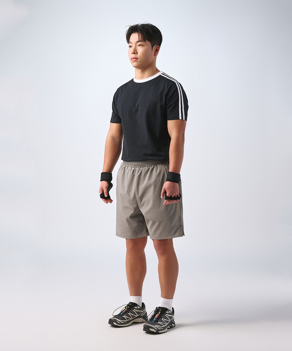 무신사 스탠다드 스포츠(MUSINSA STANDARD SPORTS) 코튼에어 머슬핏 링거 숏슬리브 (2color)