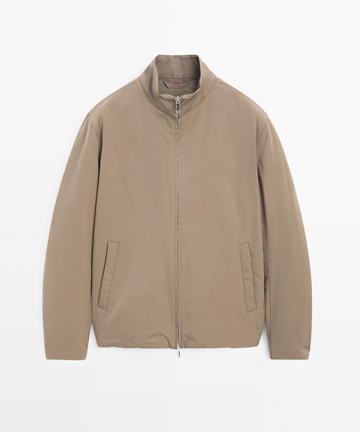 마시모두띠(MASSIMO DUTTI) 워터레펠 패딩 자켓 하이넥 디테일