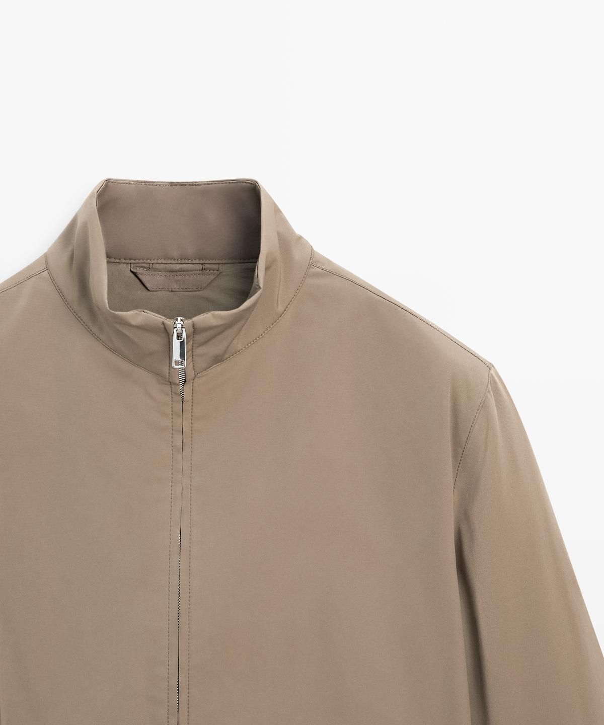 마시모두띠(MASSIMO DUTTI) 워터레펠 패딩 자켓 하이넥 디테일