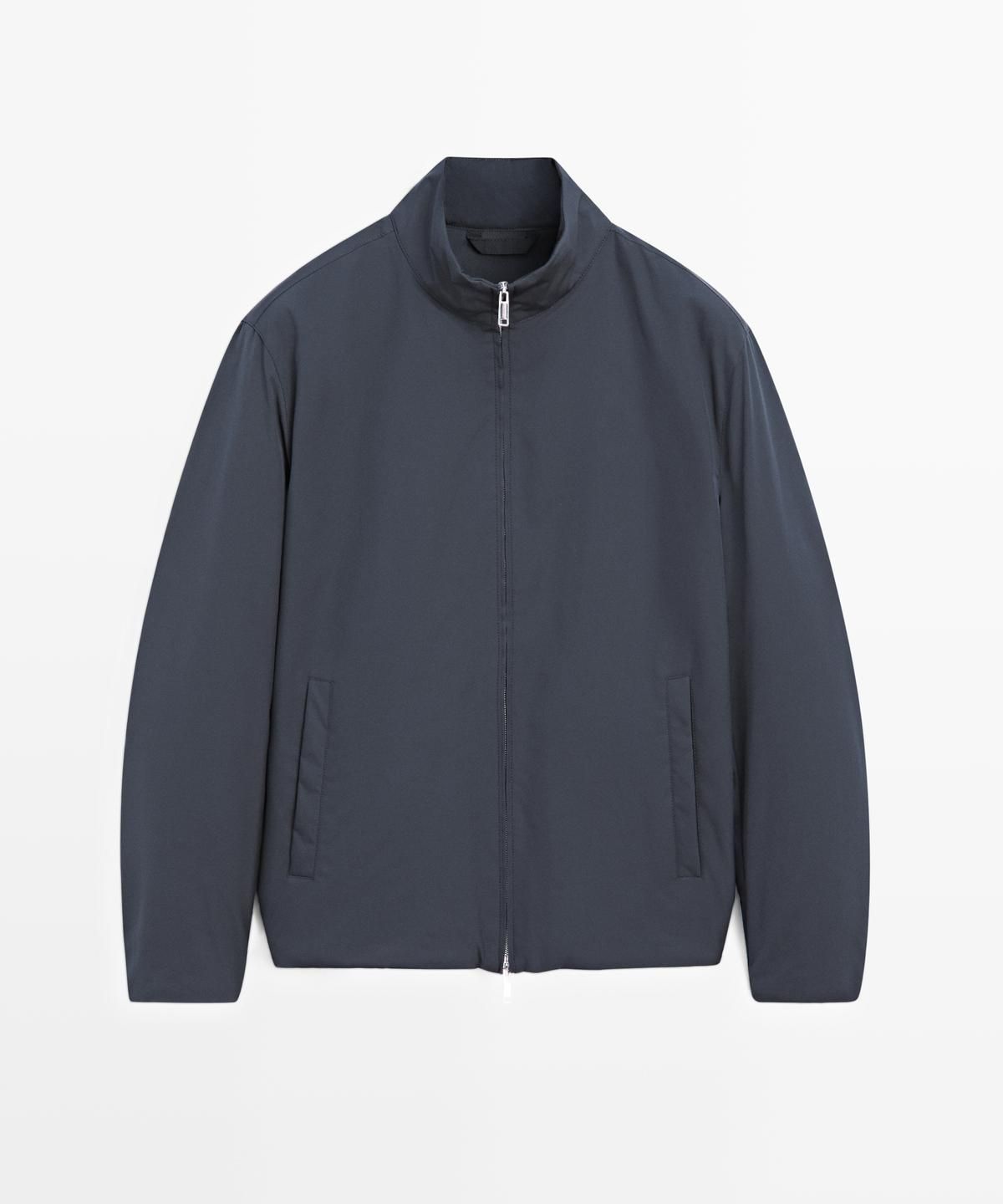 마시모두띠(MASSIMO DUTTI) 워터레펠 패딩 자켓 하이넥 디테일