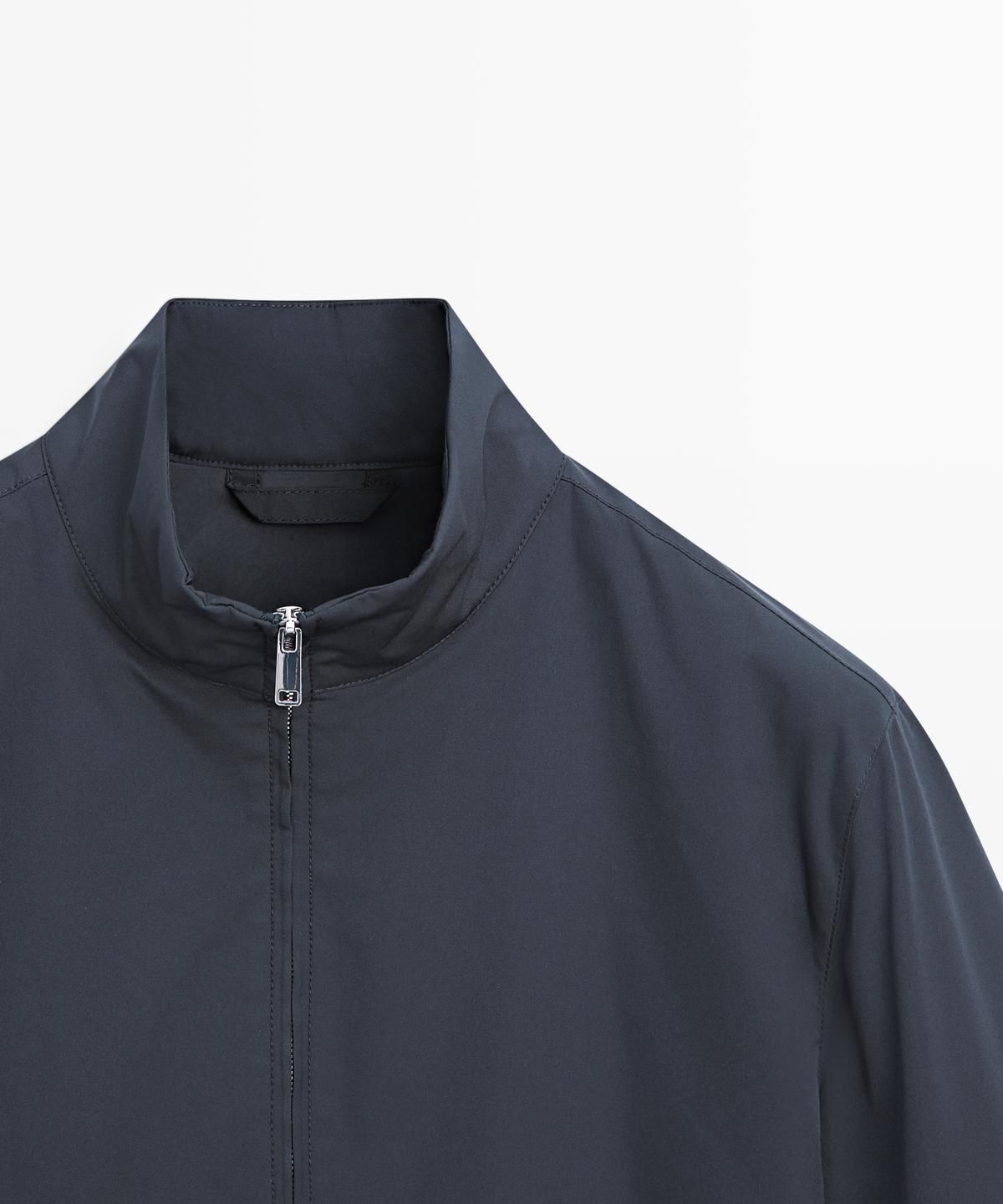 마시모두띠(MASSIMO DUTTI) 워터레펠 패딩 자켓 하이넥 디테일