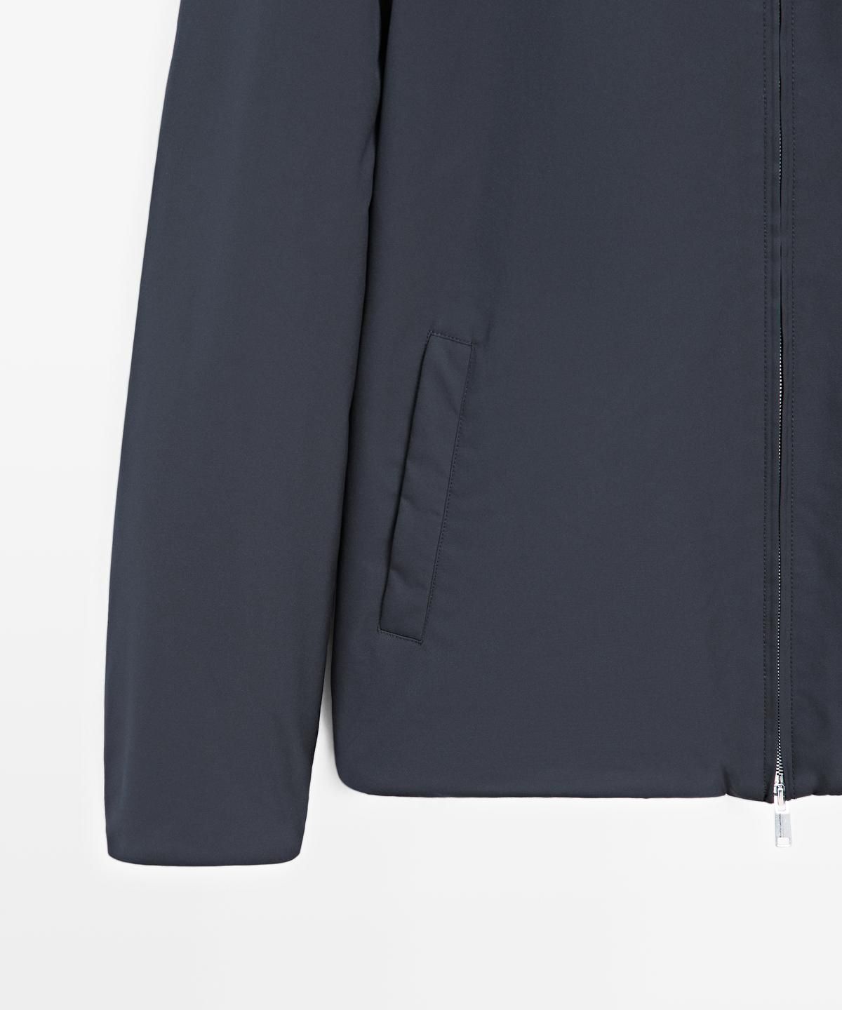 마시모두띠(MASSIMO DUTTI) 워터레펠 패딩 자켓 하이넥 디테일