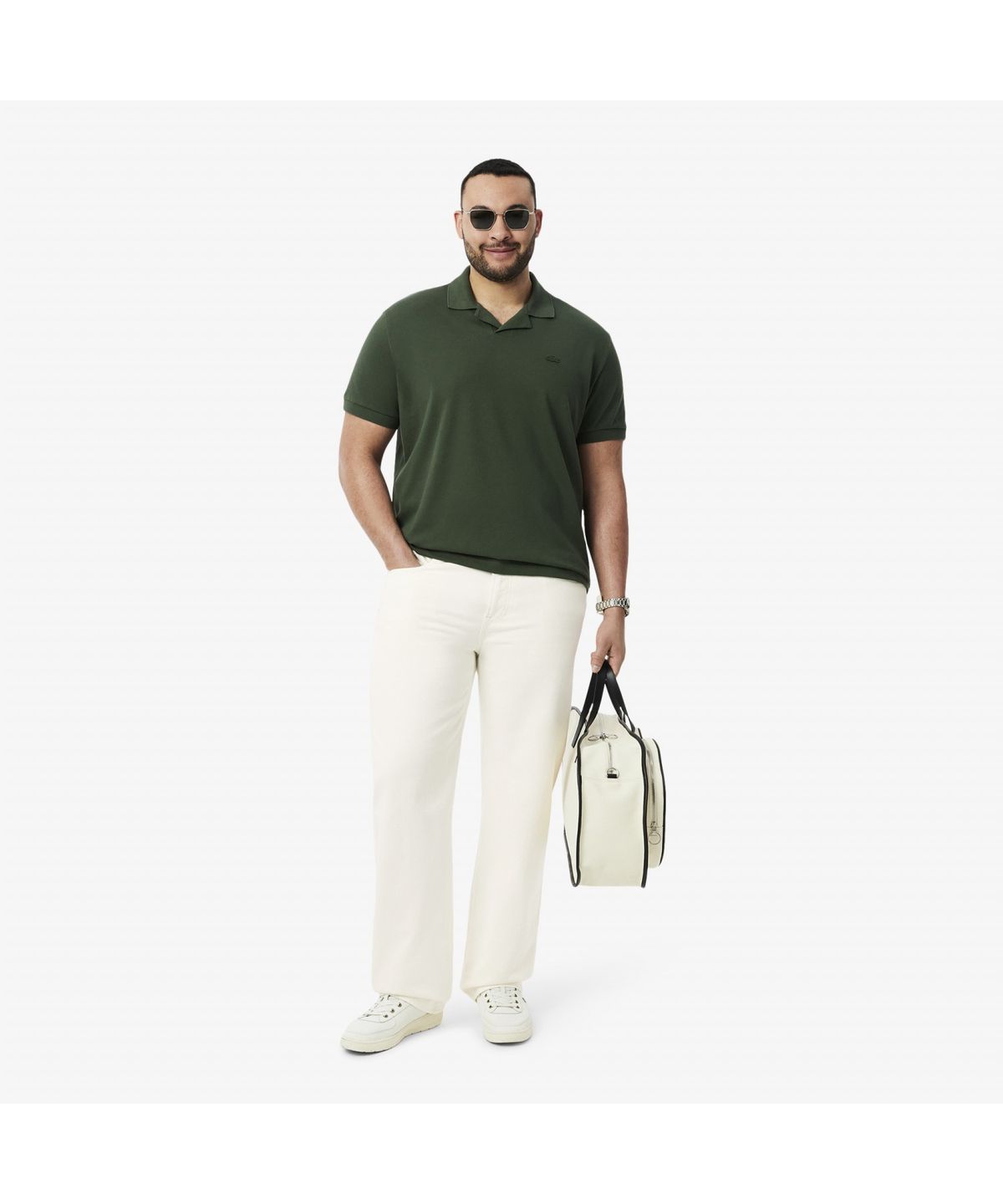 라코스테(LACOSTE) 남성 스트레이트 핏 데님 팬츠 HH2321-55G 70V