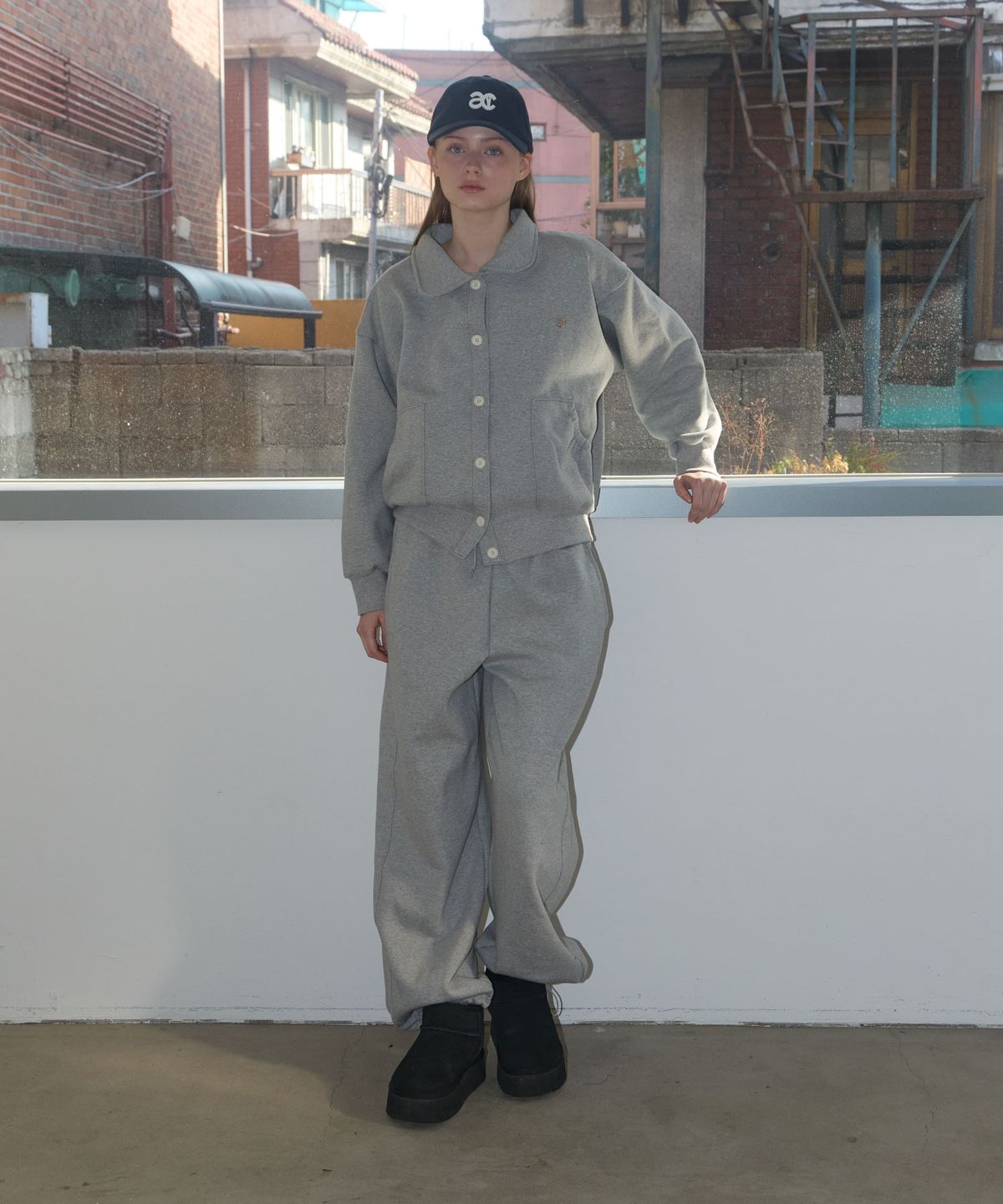 아노에틱(ANOETIC) ANC SWEAT JOGGER PANTS_GREY