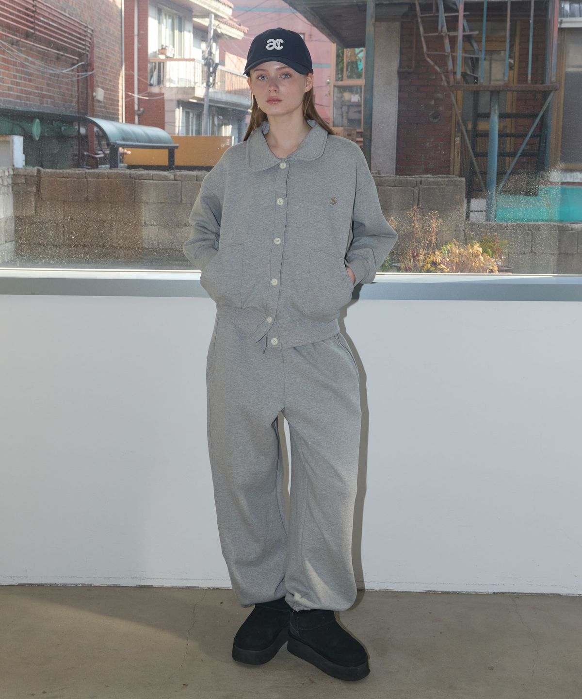 아노에틱(ANOETIC) ANC SWEAT JOGGER PANTS_GREY